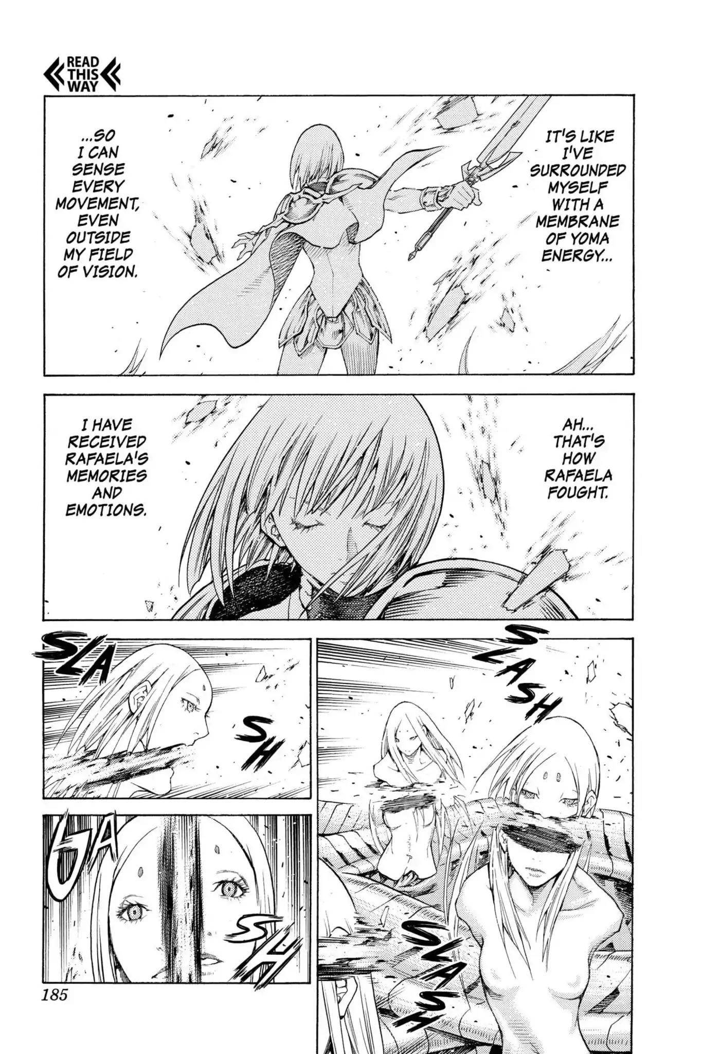 Claymore Chapter 131 page 20 - Chapter 131: Vol.23 Scene 131: Mark of the Warrior, Part 4