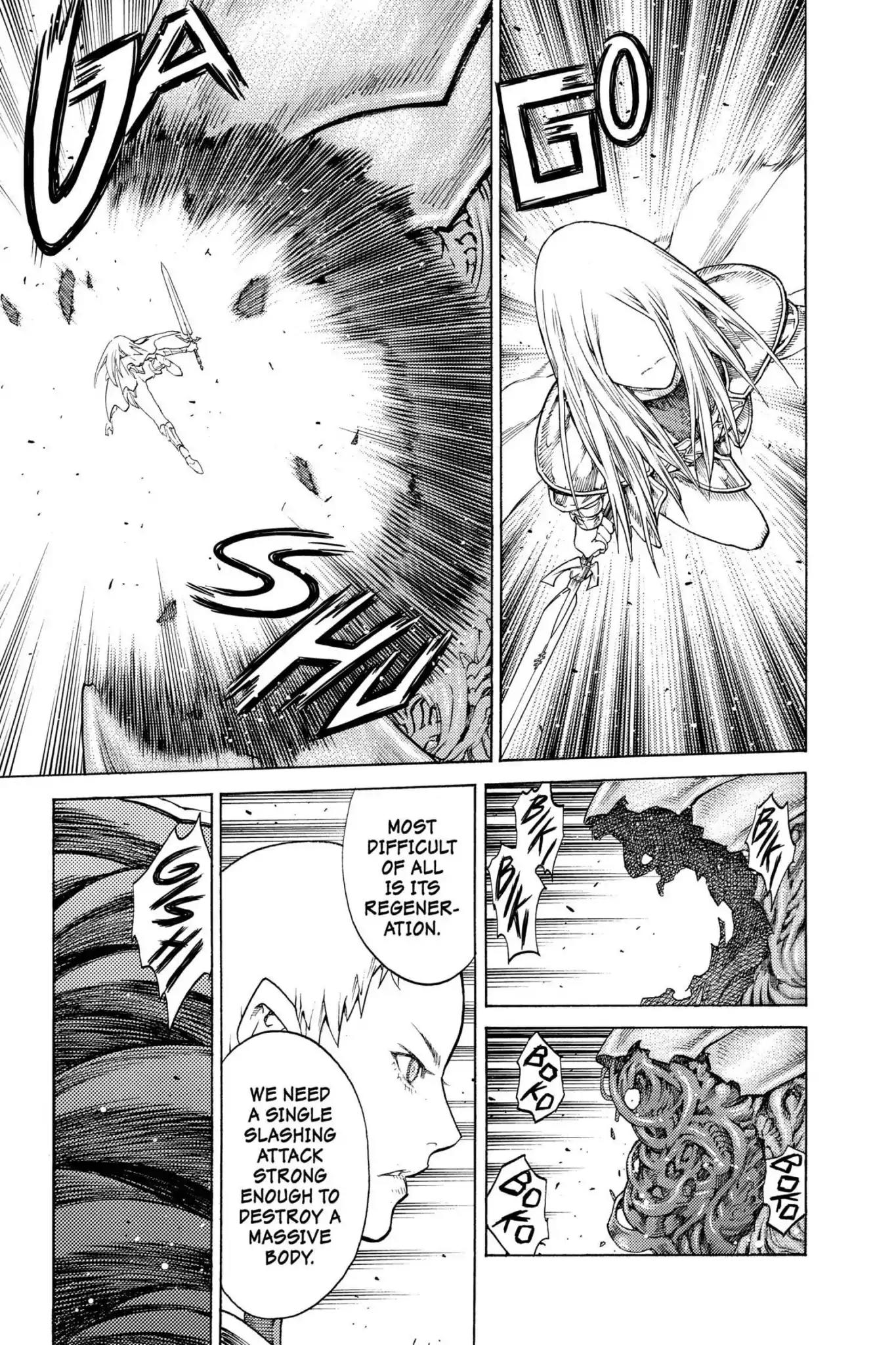 Claymore Chapter 131 page 24 - Chapter 131: Vol.23 Scene 131: Mark of the Warrior, Part 4