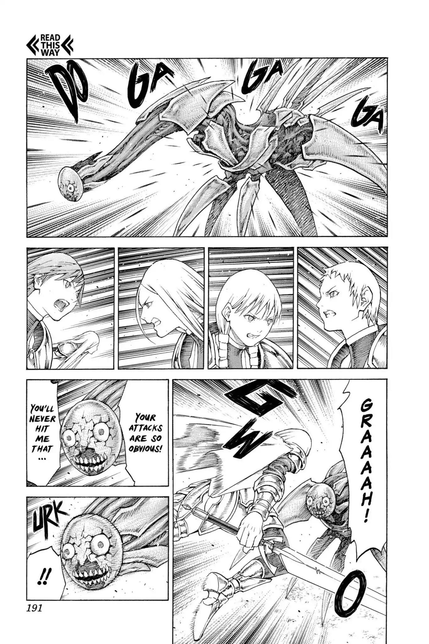 Claymore Chapter 131 page 26 - Chapter 131: Vol.23 Scene 131: Mark of the Warrior, Part 4