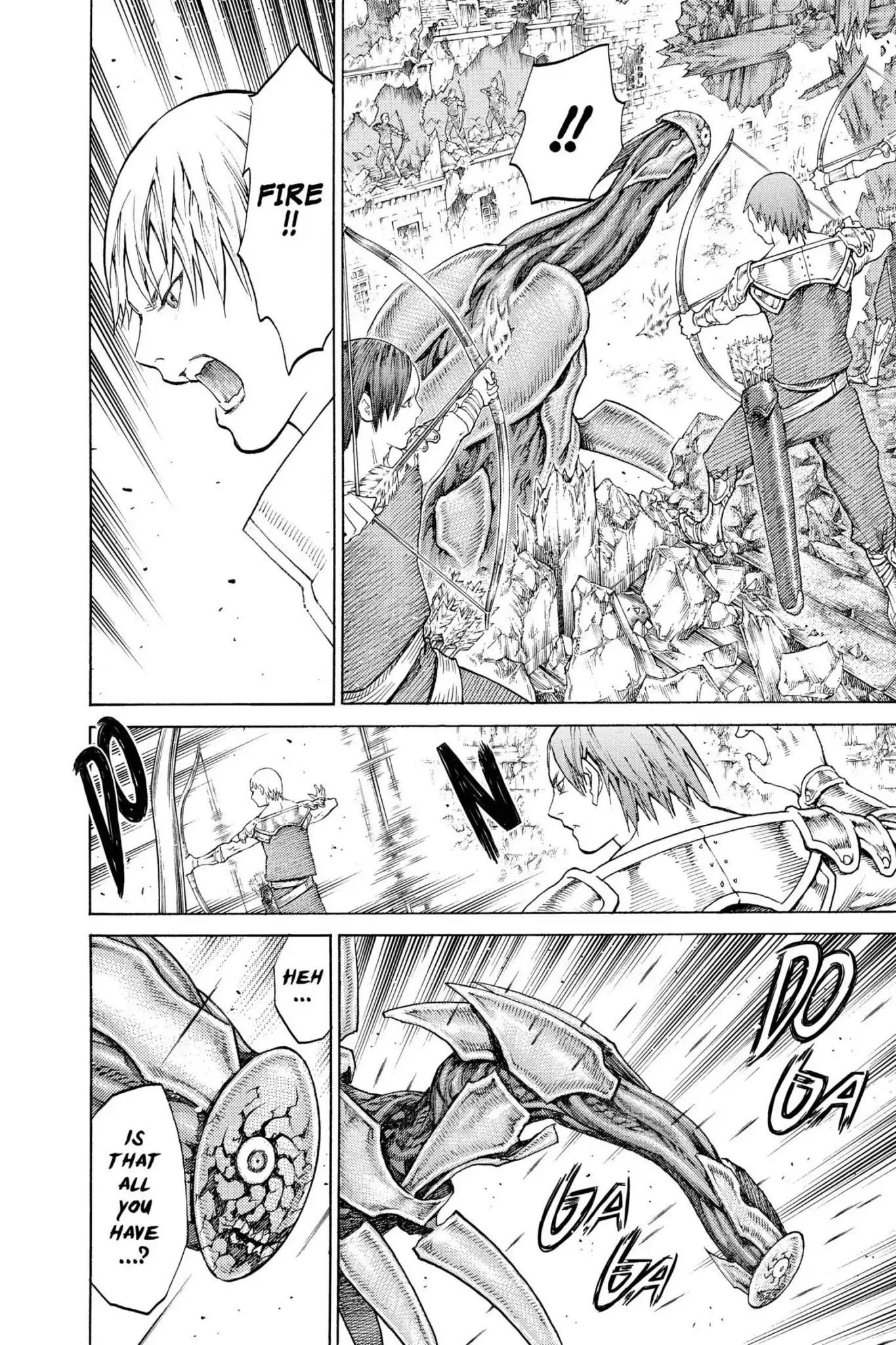 Claymore Chapter 131 page 5 - Chapter 131: Vol.23 Scene 131: Mark of the Warrior, Part 4