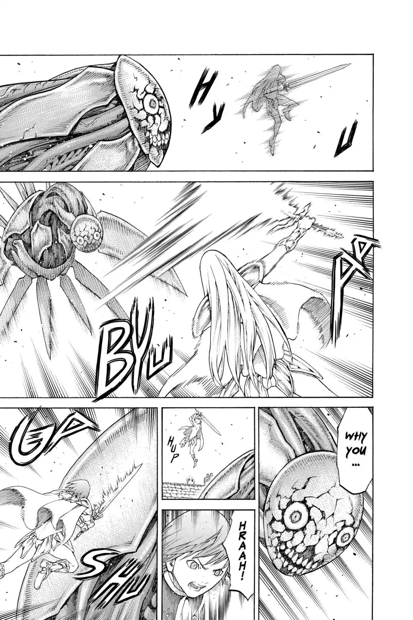 Claymore Chapter 131 page 6 - Chapter 131: Vol.23 Scene 131: Mark of the Warrior, Part 4