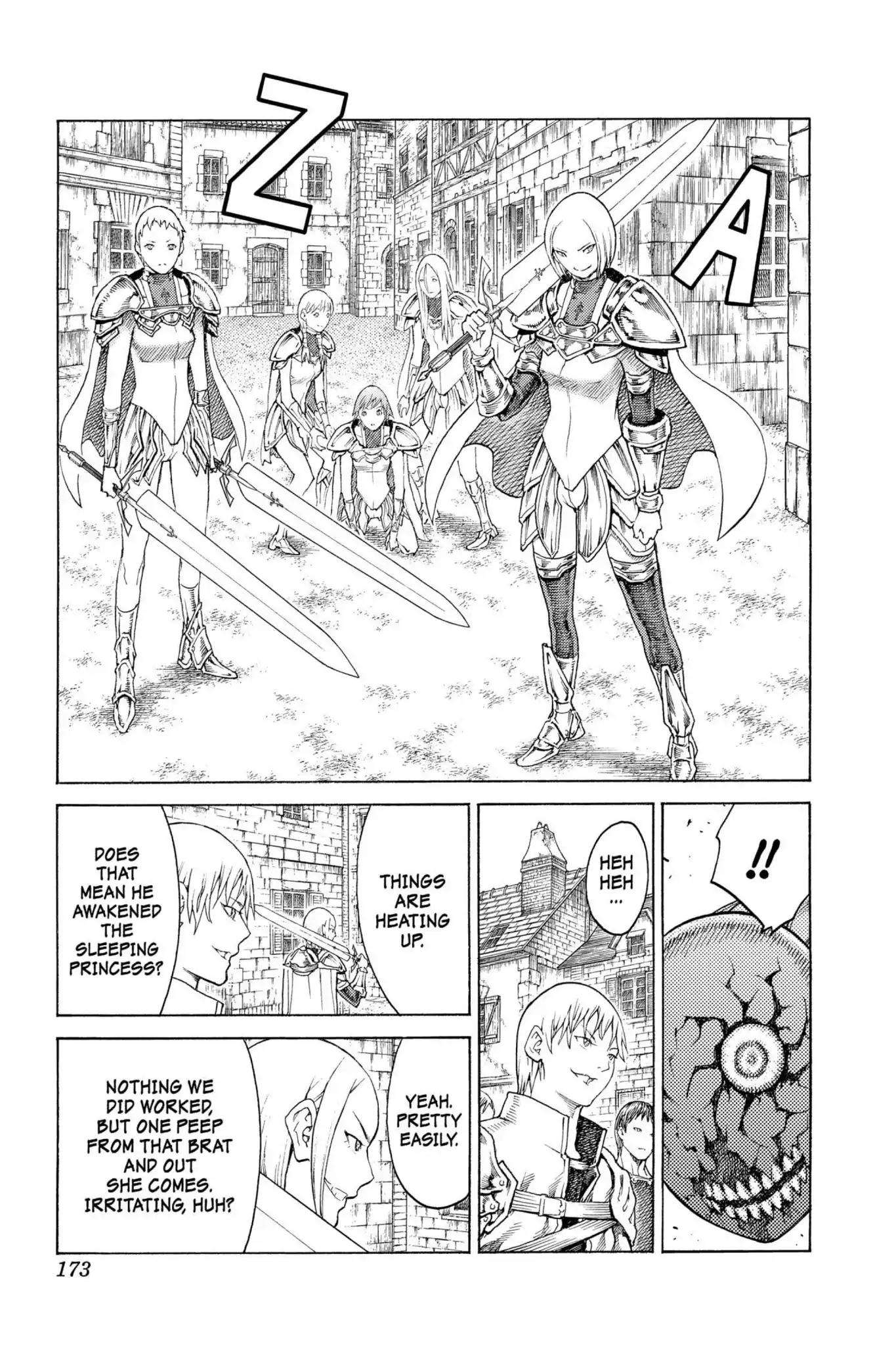 Claymore Chapter 131 page 8 - Chapter 131: Vol.23 Scene 131: Mark of the Warrior, Part 4