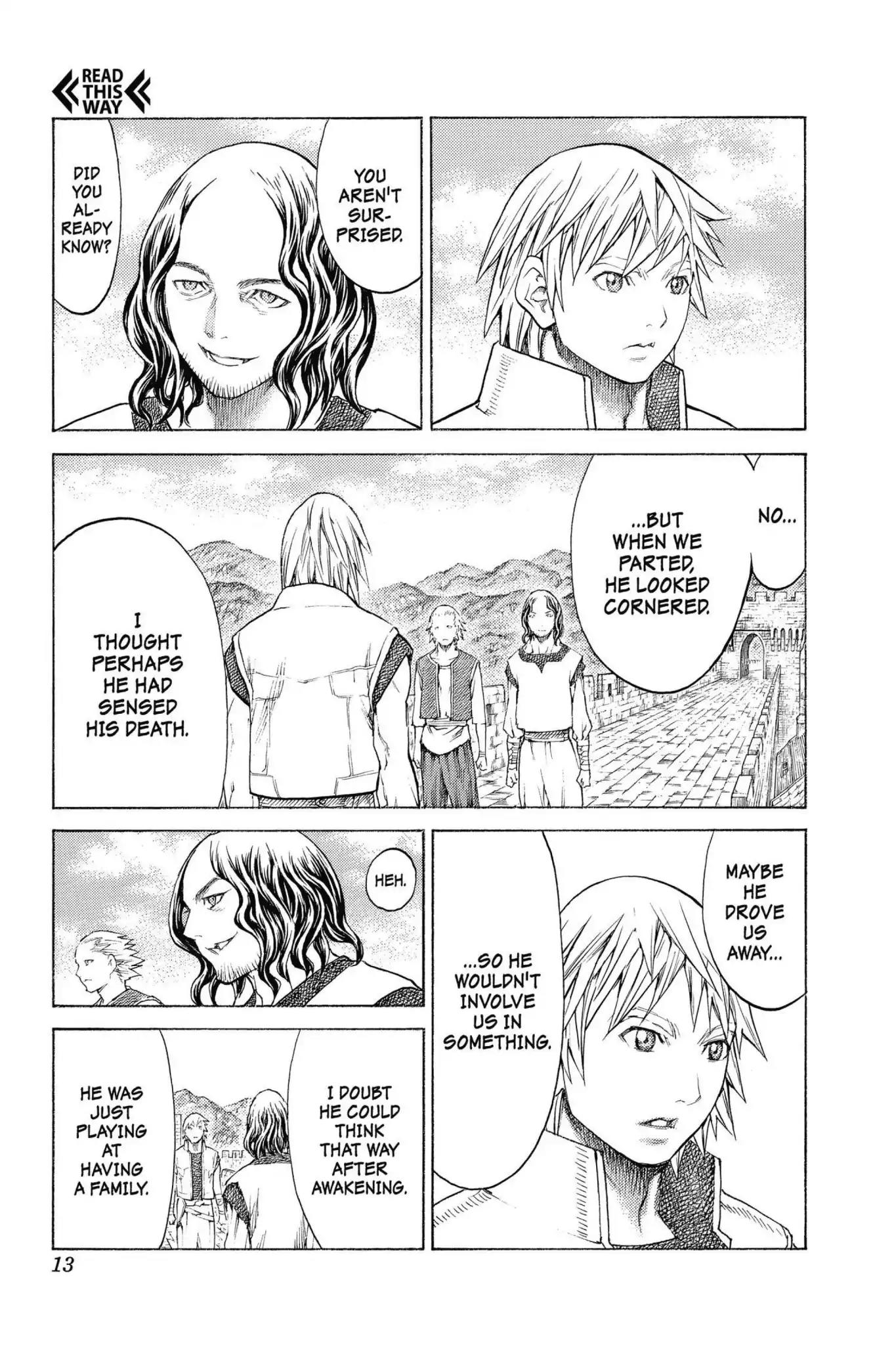 Claymore Chapter 132 page 13 - Chapter 132: Vol.24 Scene 132: Mark of the Warrior, Part 5