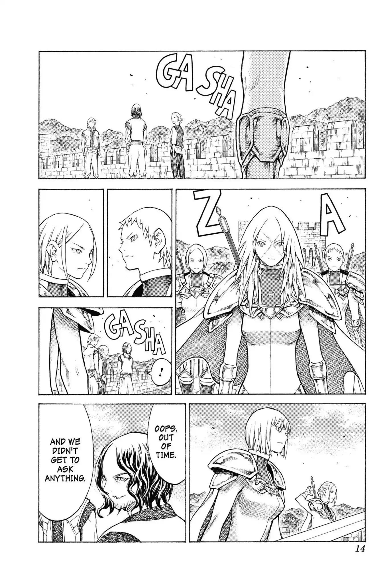 Claymore Chapter 132 page 14 - Chapter 132: Vol.24 Scene 132: Mark of the Warrior, Part 5