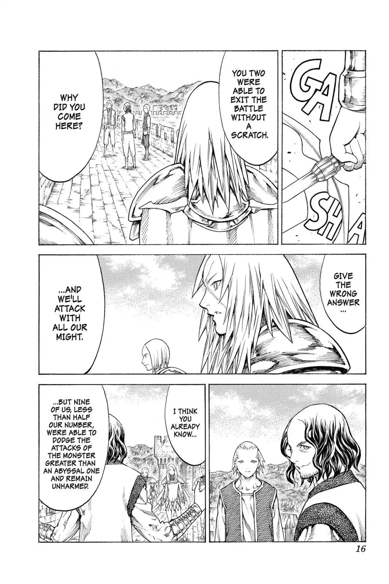 Claymore Chapter 132 page 16 - Chapter 132: Vol.24 Scene 132: Mark of the Warrior, Part 5