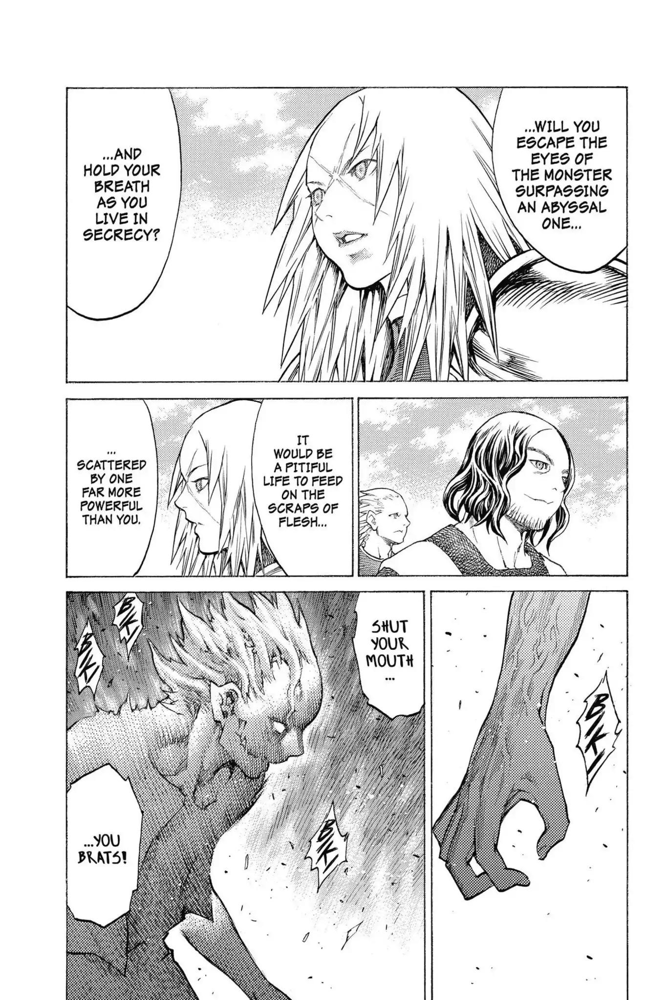 Claymore Chapter 132 page 18 - Chapter 132: Vol.24 Scene 132: Mark of the Warrior, Part 5