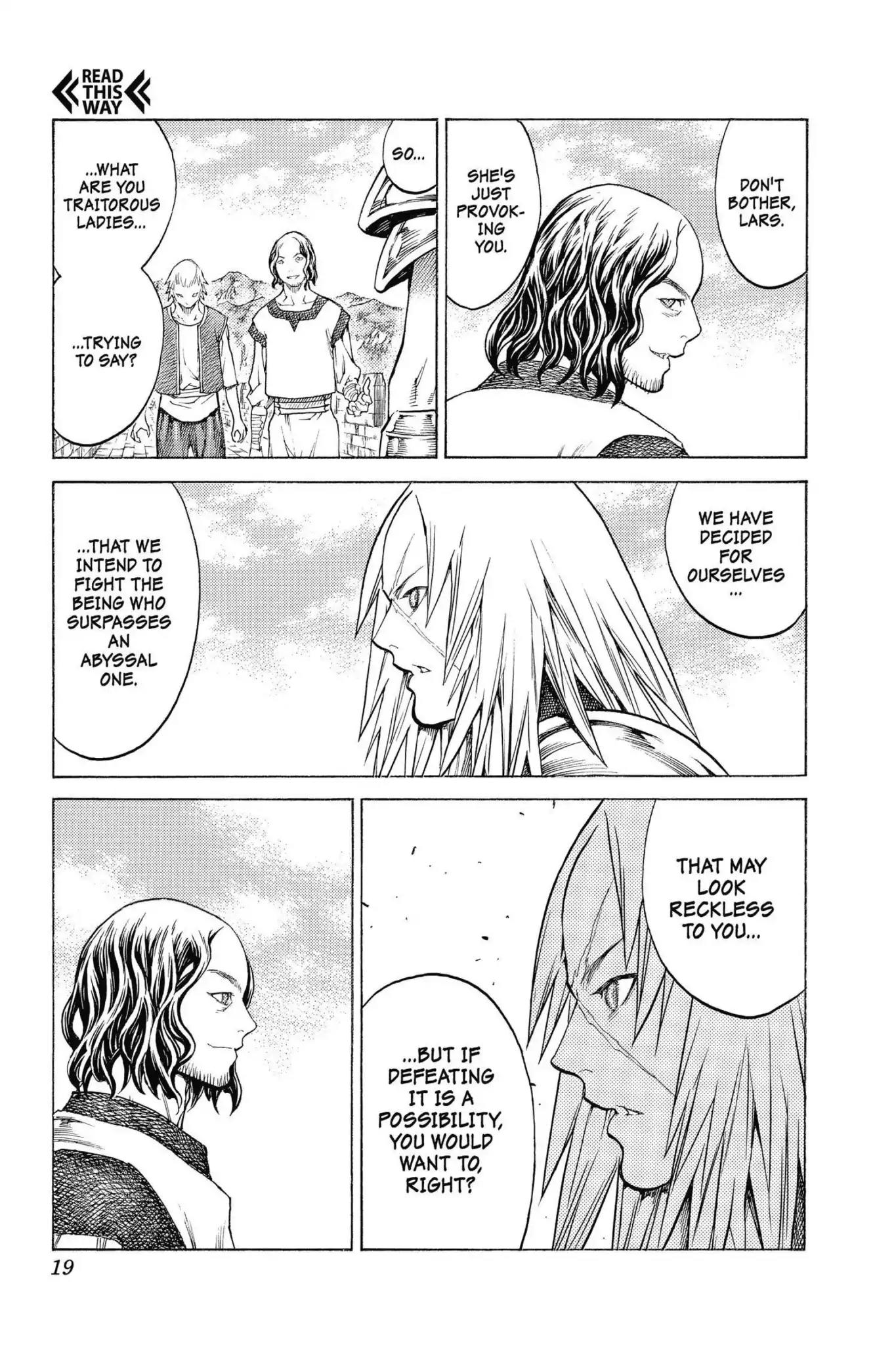 Claymore Chapter 132 page 19 - Chapter 132: Vol.24 Scene 132: Mark of the Warrior, Part 5