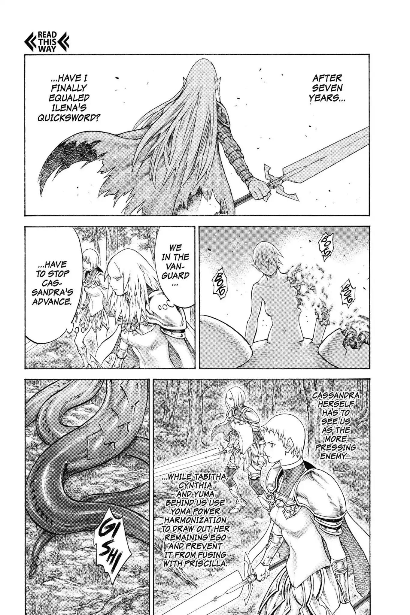 Claymore Chapter 133 page 12 - Chapter 133: Vol.24 Scene 133: Army of the Underworld, Part 1
