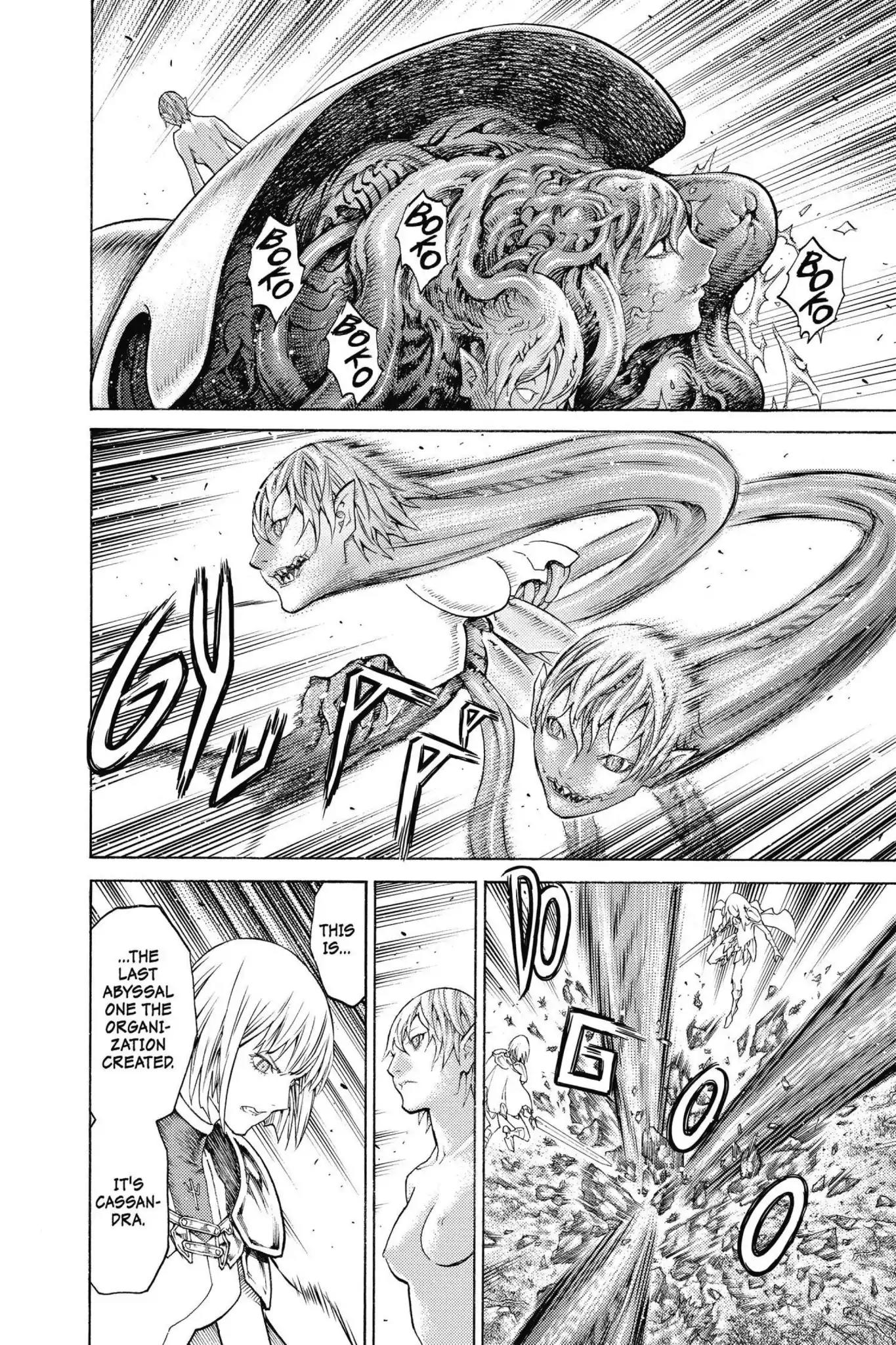Claymore Chapter 133 page 3 - Chapter 133: Vol.24 Scene 133: Army of the Underworld, Part 1
