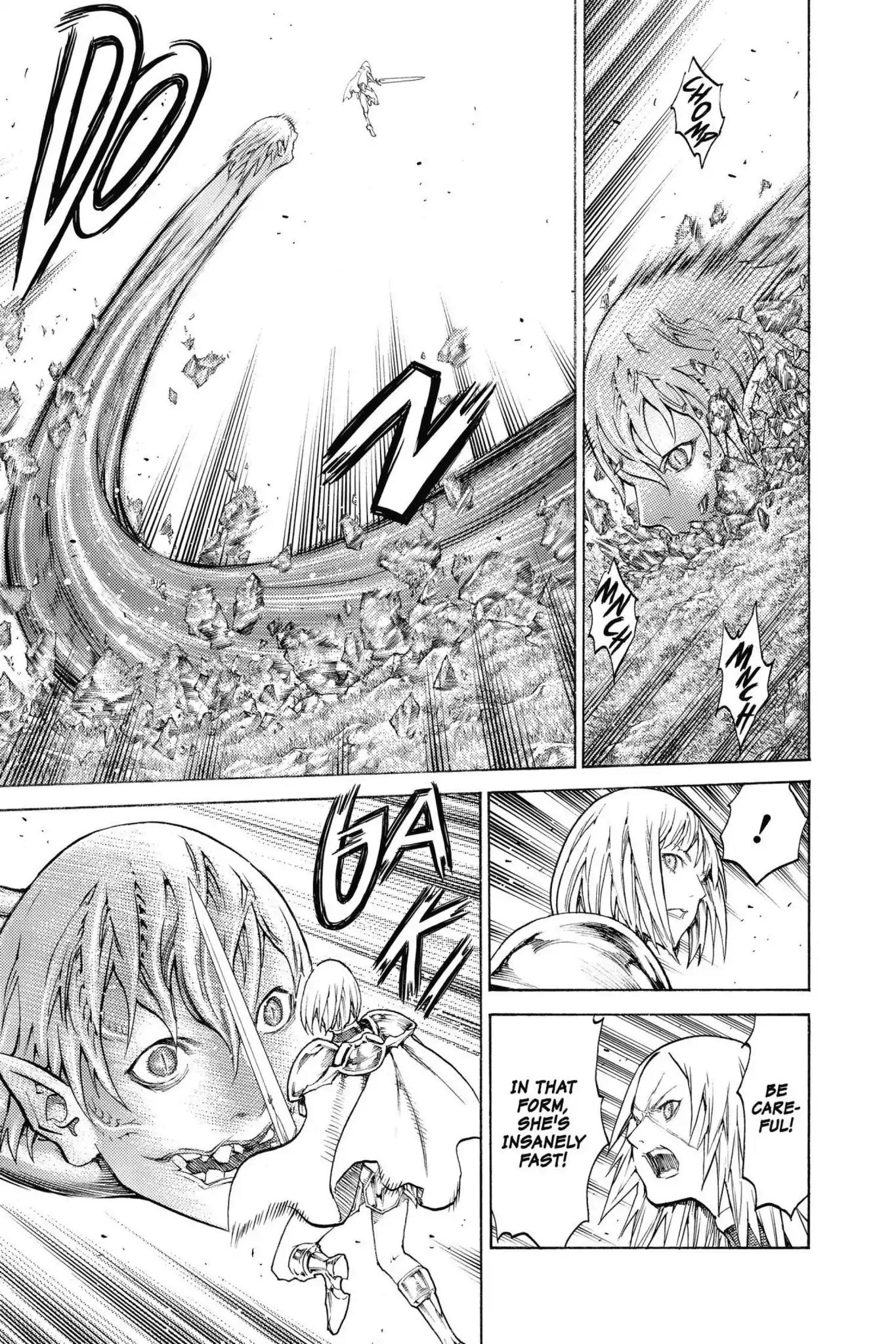Claymore Chapter 133 page 4 - Chapter 133: Vol.24 Scene 133: Army of the Underworld, Part 1