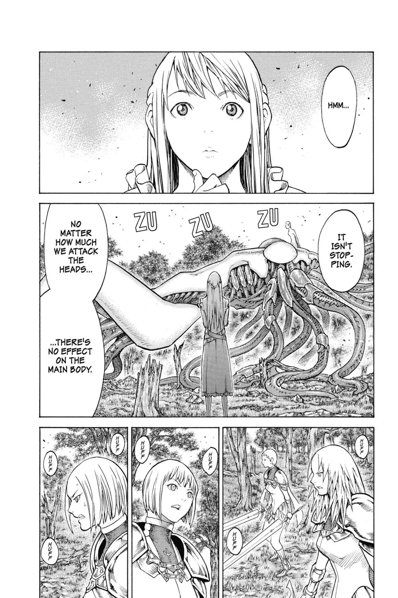 Claymore Chapter 134 page 11 - Chapter 134: Vol.24 Scene 134: Army of the Underworld, Part 2