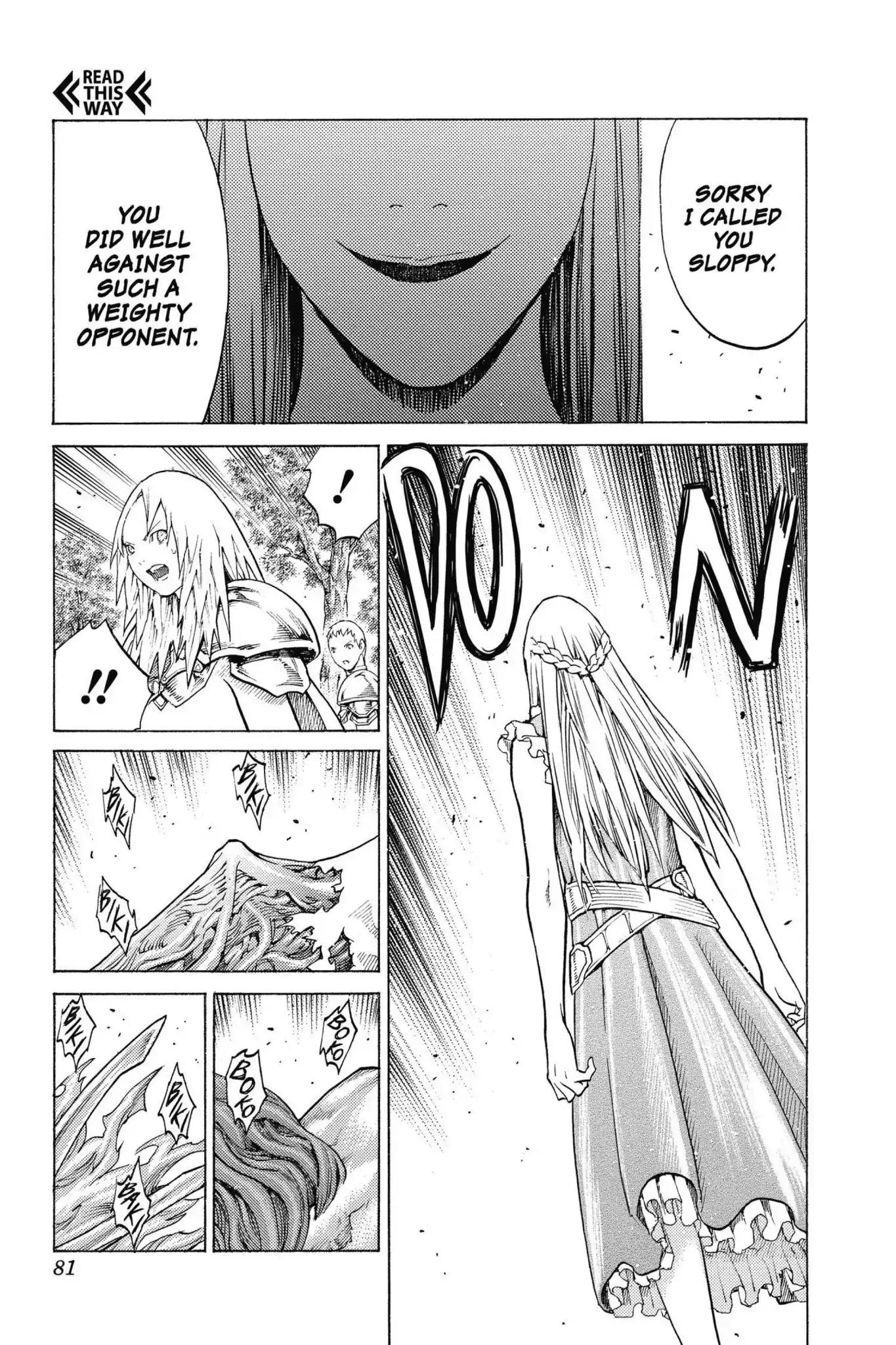 Claymore Chapter 134 page 12 - Chapter 134: Vol.24 Scene 134: Army of the Underworld, Part 2