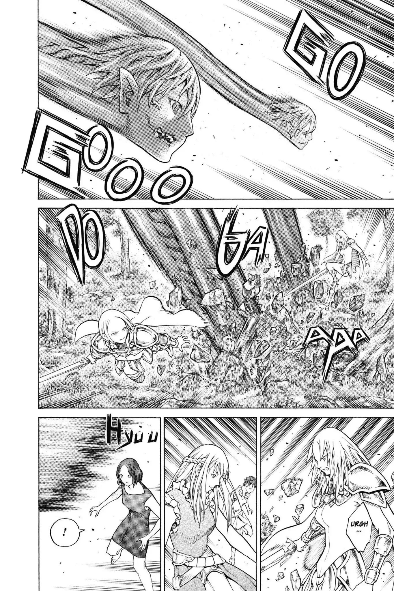 Claymore Chapter 134 page 3 - Chapter 134: Vol.24 Scene 134: Army of the Underworld, Part 2