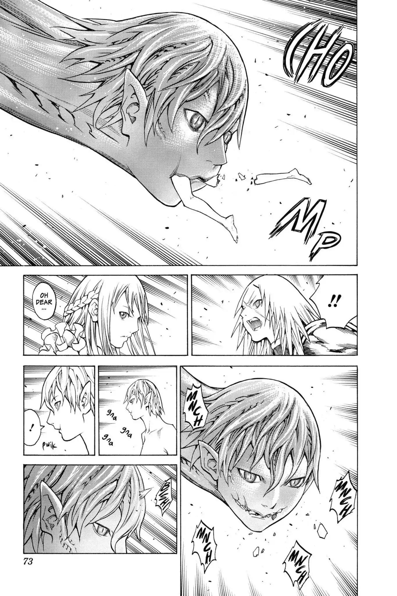 Claymore Chapter 134 page 4 - Chapter 134: Vol.24 Scene 134: Army of the Underworld, Part 2