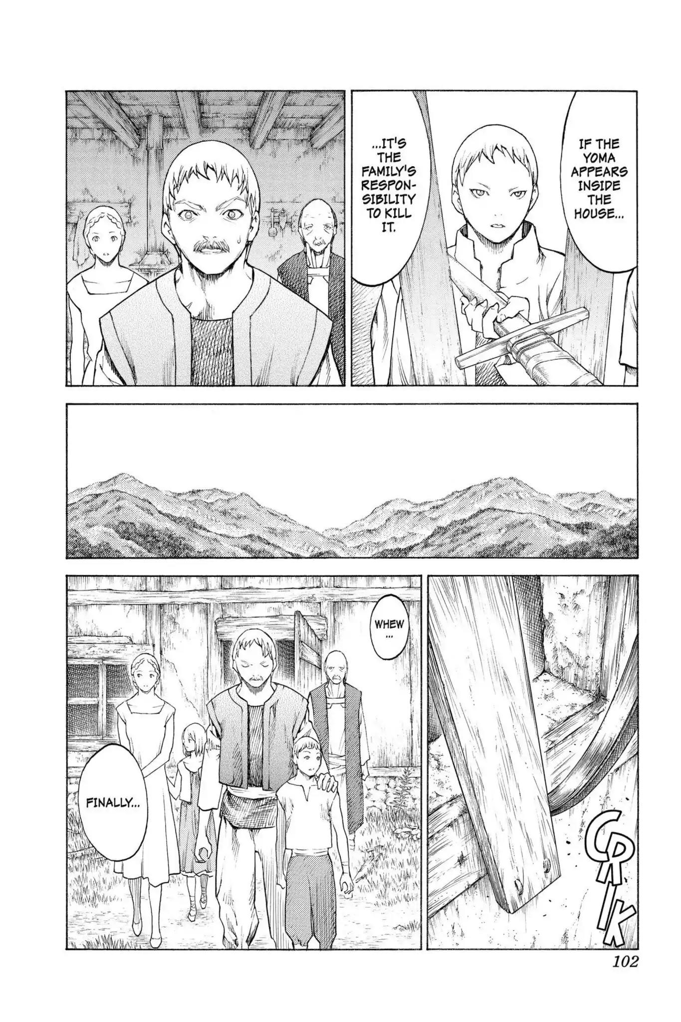 Claymore Chapter 135 page 6 - Chapter 135: Vol.24 Scene 135: Army of the Underworld, Part 3