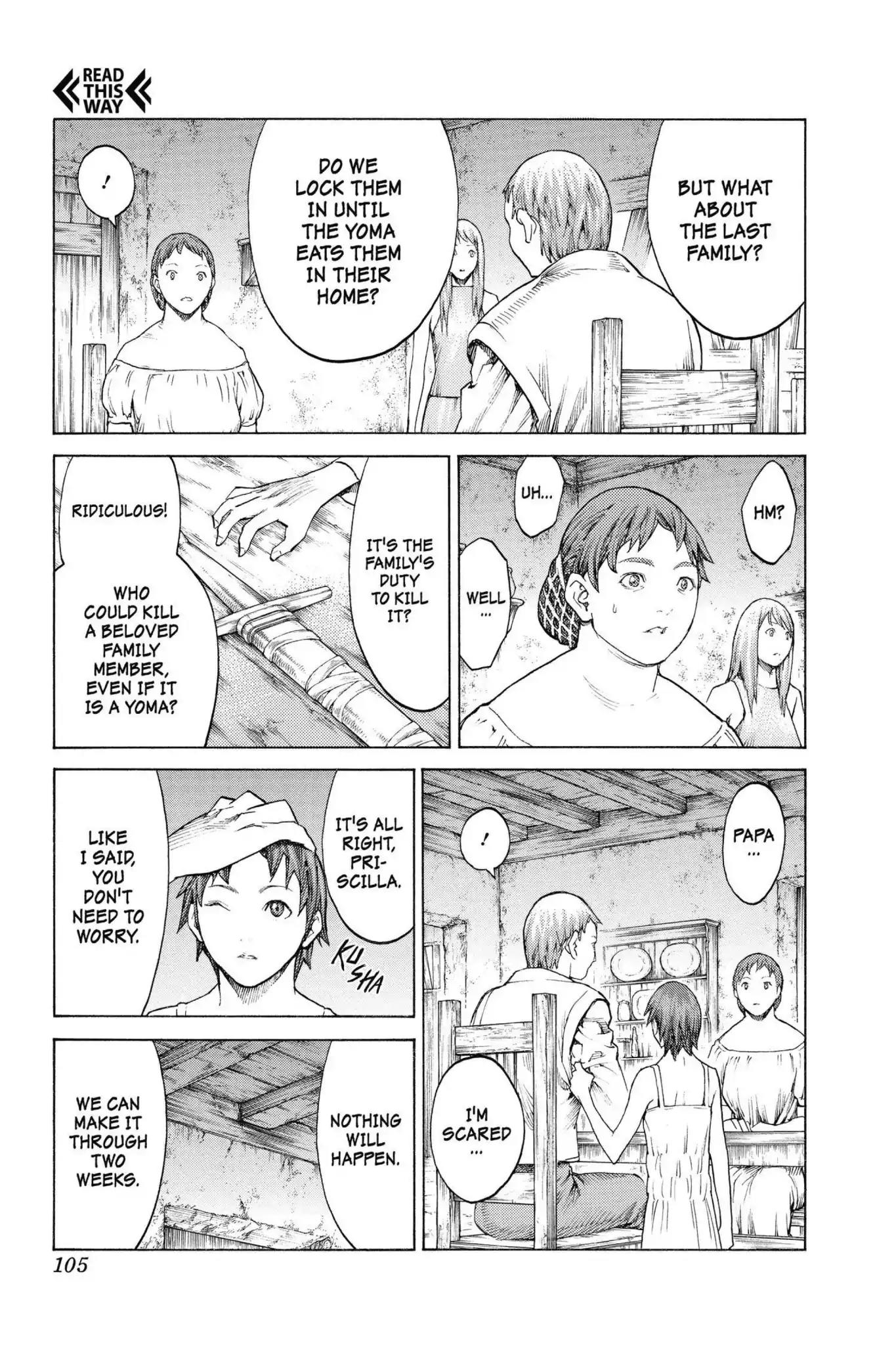 Claymore Chapter 135 page 9 - Chapter 135: Vol.24 Scene 135: Army of the Underworld, Part 3