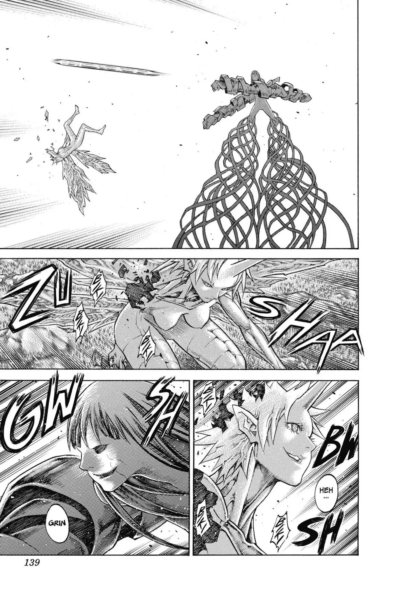 Claymore Chapter 136 page 10 - Chapter 136: Vol.24 Scene 136: Army of the Underworld, Part 4