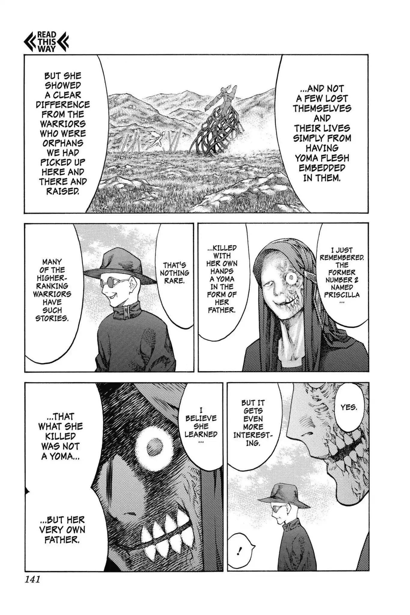 Claymore Chapter 136 page 12 - Chapter 136: Vol.24 Scene 136: Army of the Underworld, Part 4