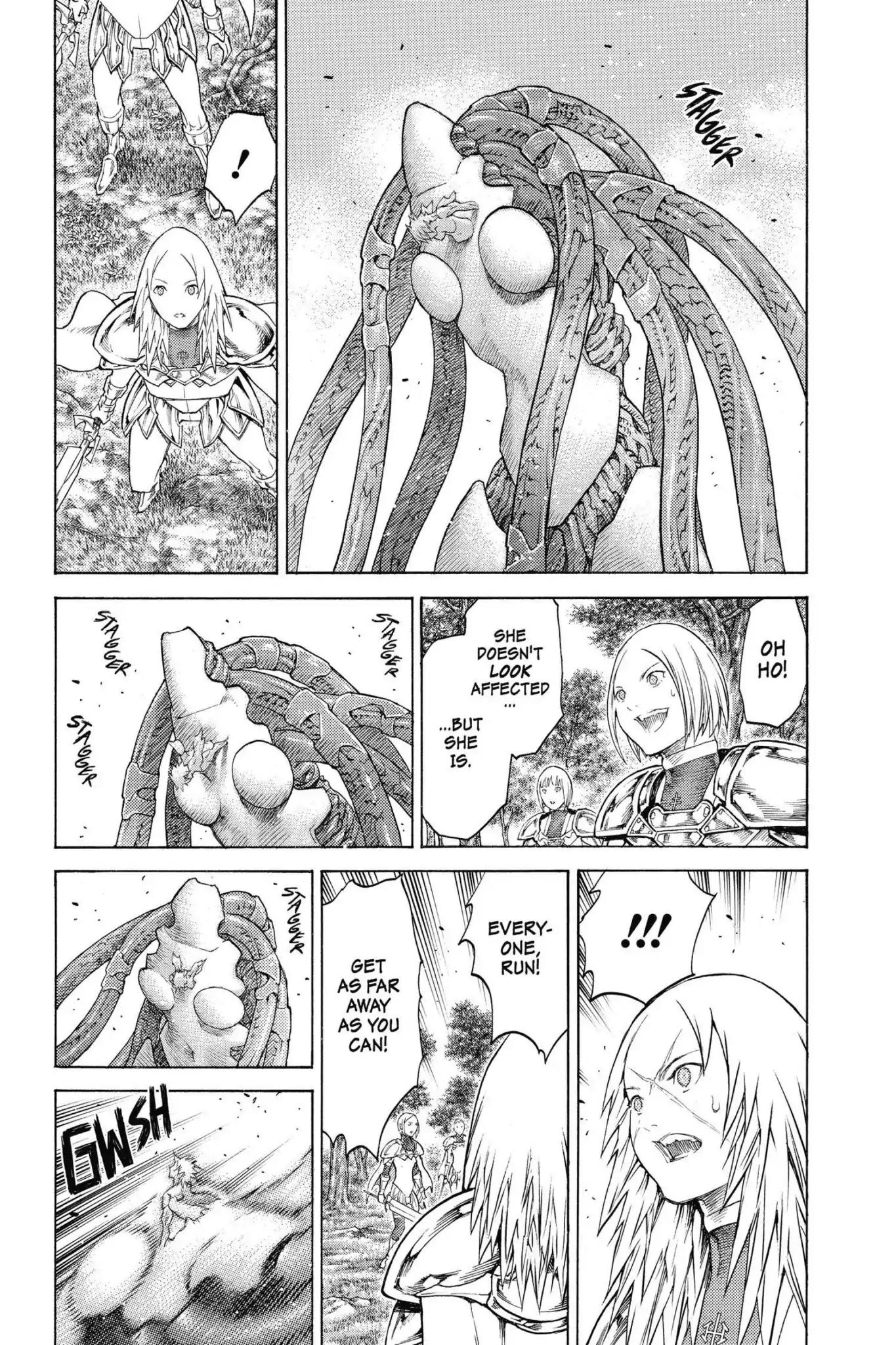Claymore Chapter 136 page 23 - Chapter 136: Vol.24 Scene 136: Army of the Underworld, Part 4