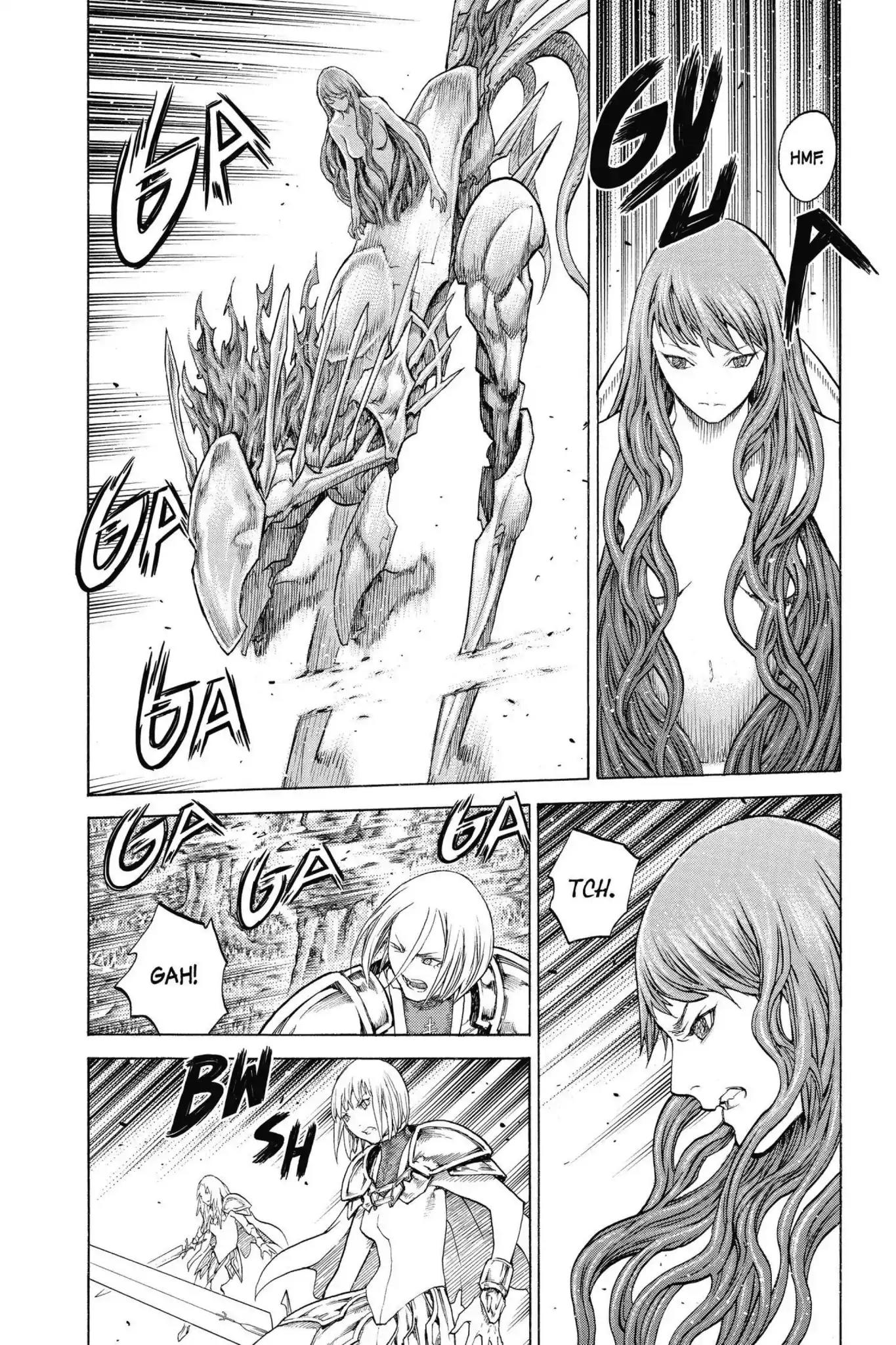 Claymore Chapter 136 page 27 - Chapter 136: Vol.24 Scene 136: Army of the Underworld, Part 4