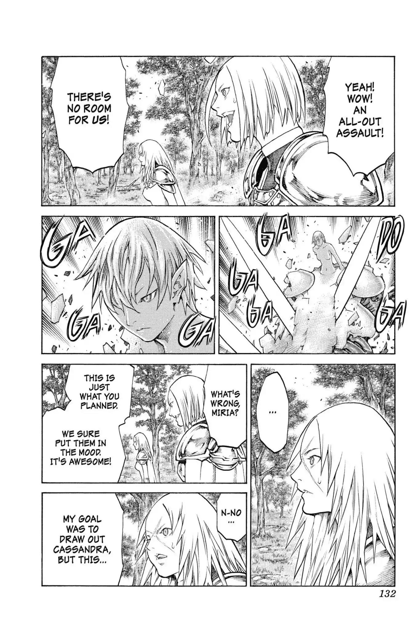 Claymore Chapter 136 page 3 - Chapter 136: Vol.24 Scene 136: Army of the Underworld, Part 4