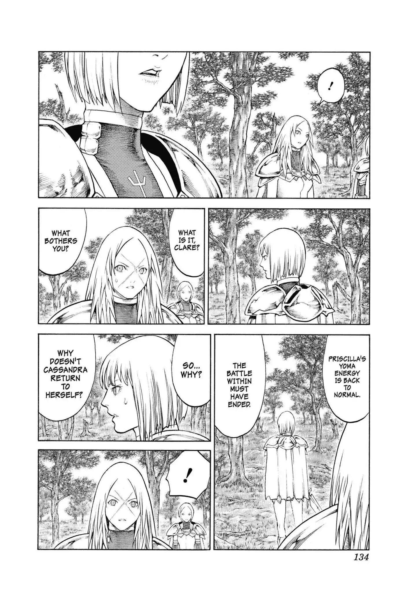 Claymore Chapter 136 page 5 - Chapter 136: Vol.24 Scene 136: Army of the Underworld, Part 4