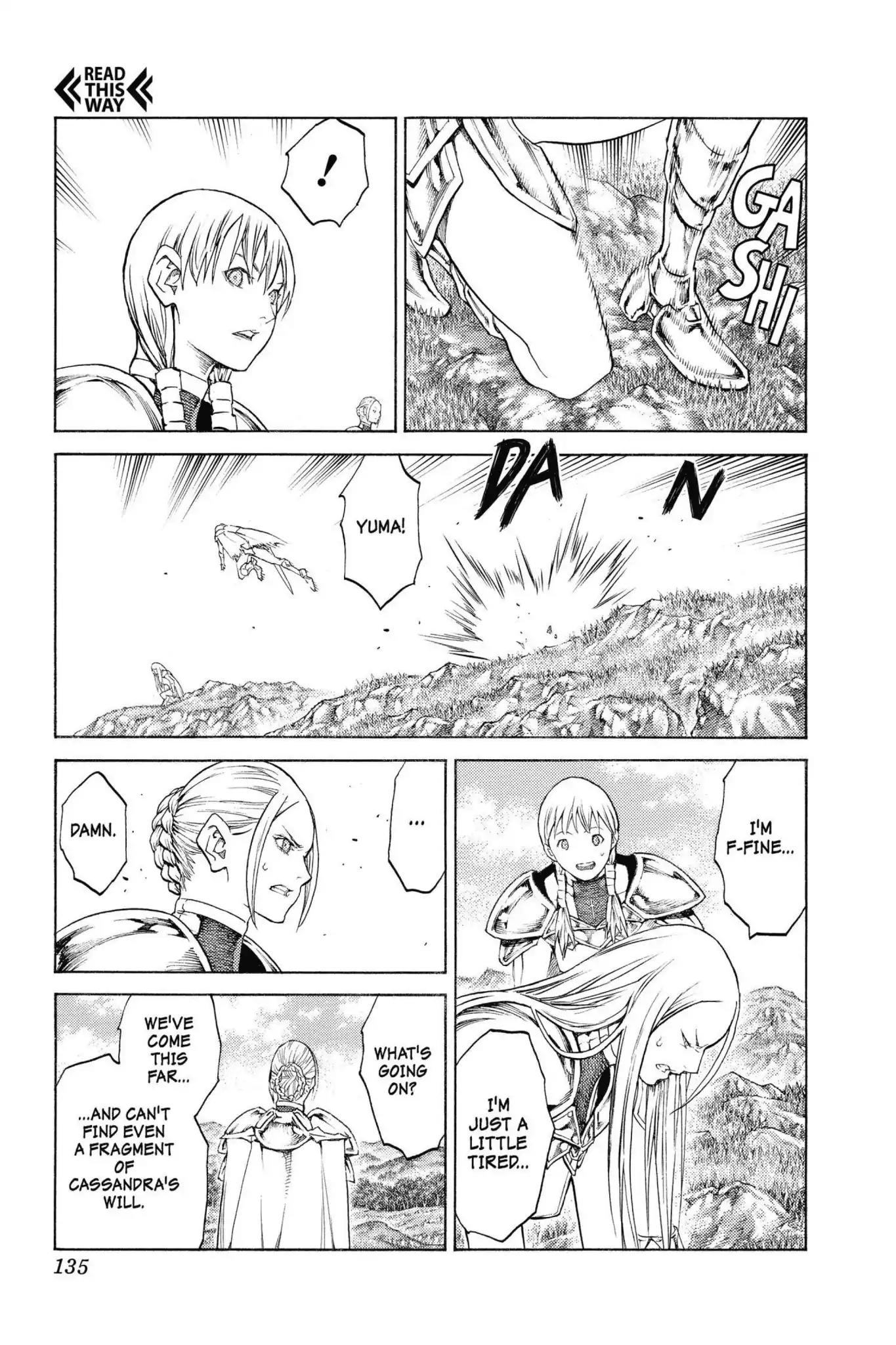 Claymore Chapter 136 page 6 - Chapter 136: Vol.24 Scene 136: Army of the Underworld, Part 4