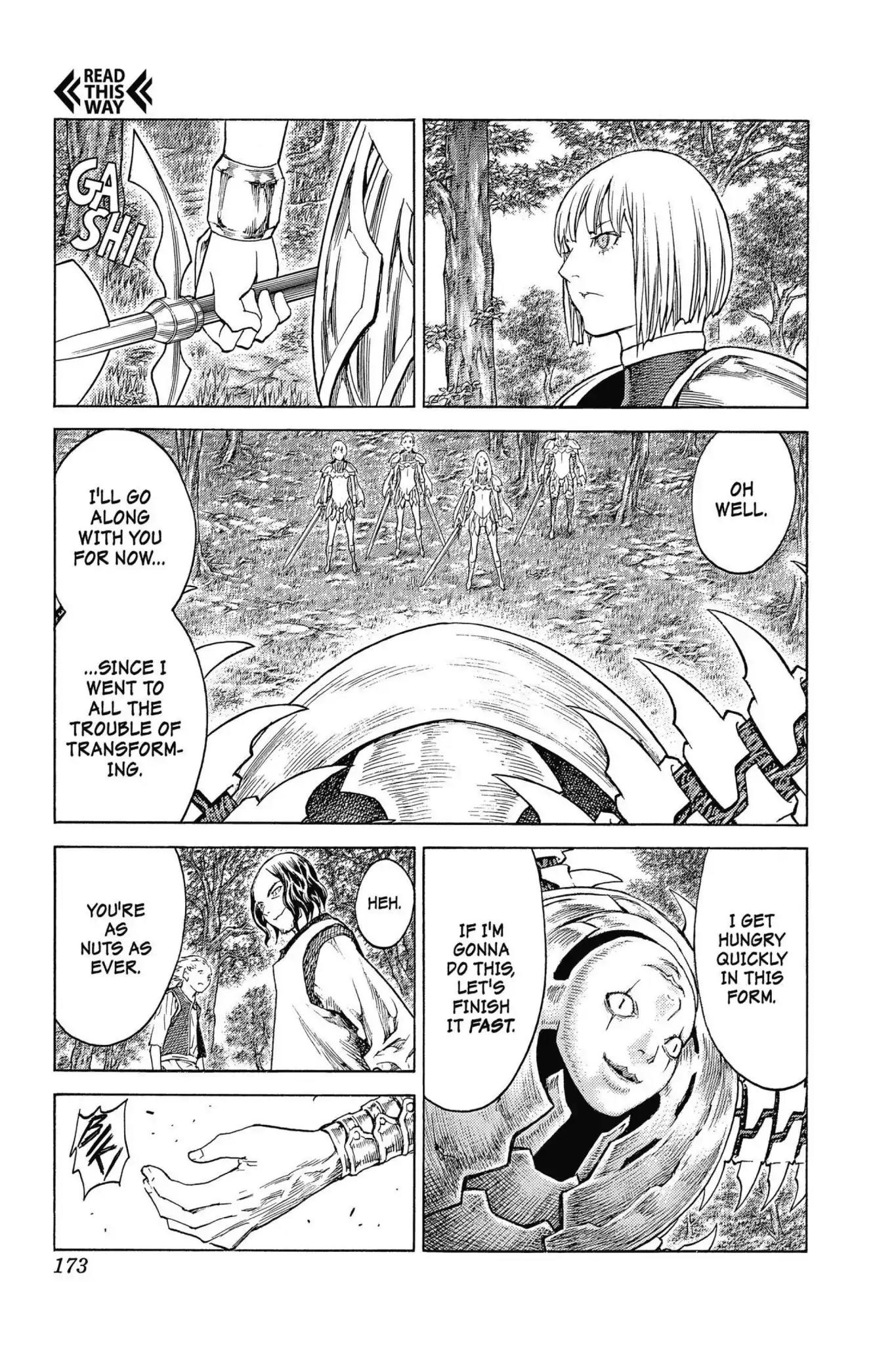 Claymore Chapter 137 page 11 - Chapter 137: Vol.24 Scene 137: Army of the Underworld, Part 5