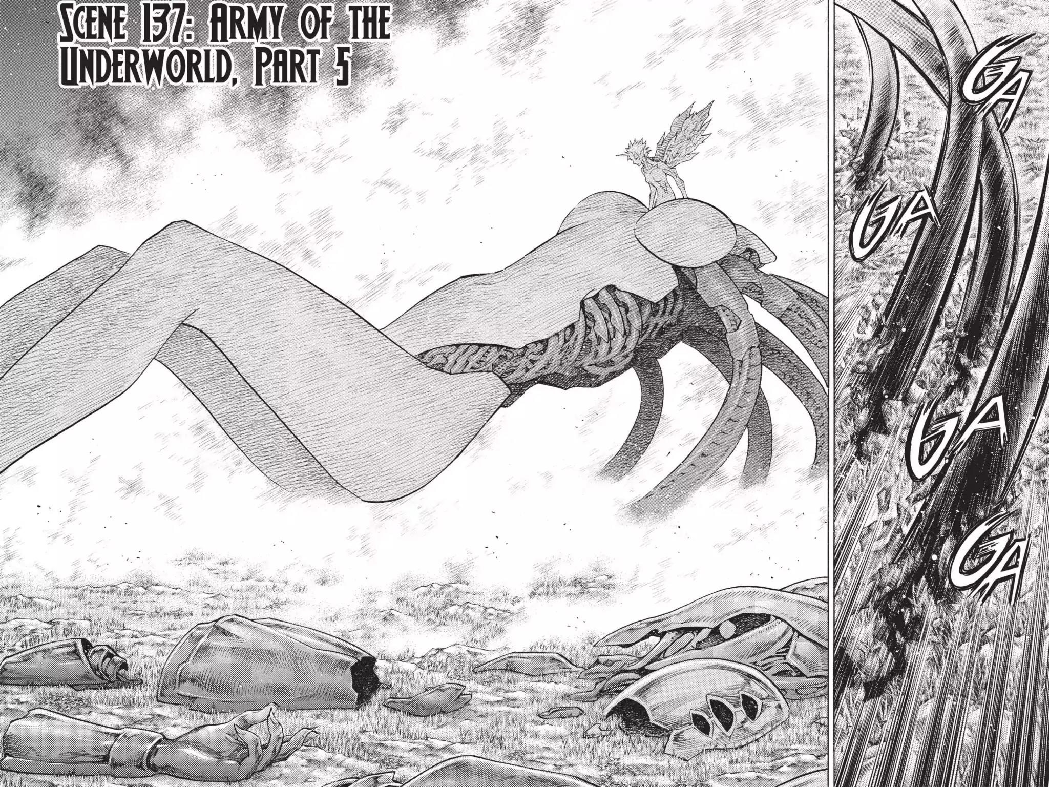 Claymore Chapter 137 page 2 - Chapter 137: Vol.24 Scene 137: Army of the Underworld, Part 5