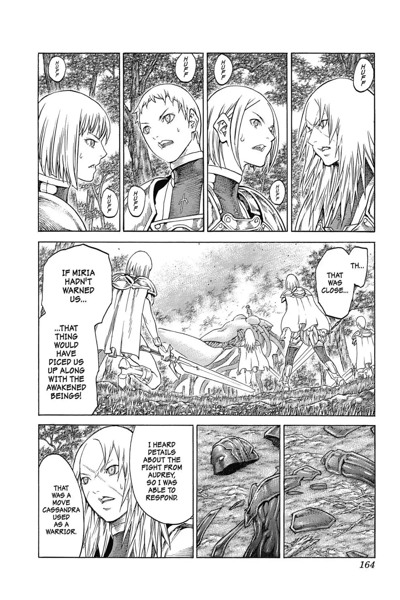 Claymore Chapter 137 page 3 - Chapter 137: Vol.24 Scene 137: Army of the Underworld, Part 5