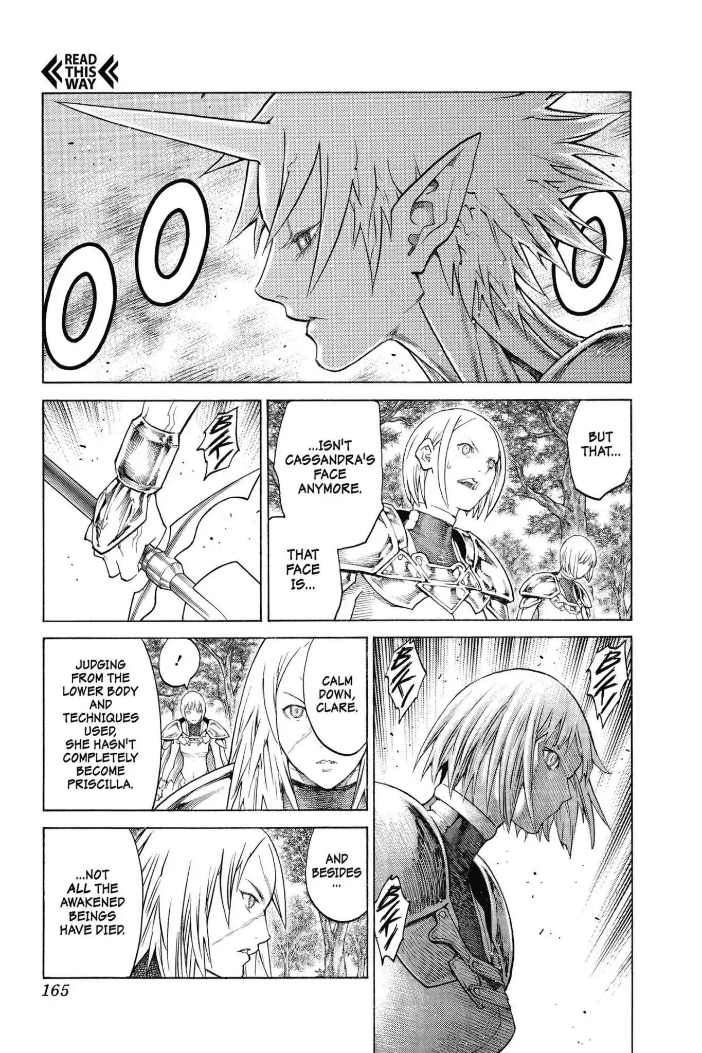 Claymore Chapter 137 page 4 - Chapter 137: Vol.24 Scene 137: Army of the Underworld, Part 5