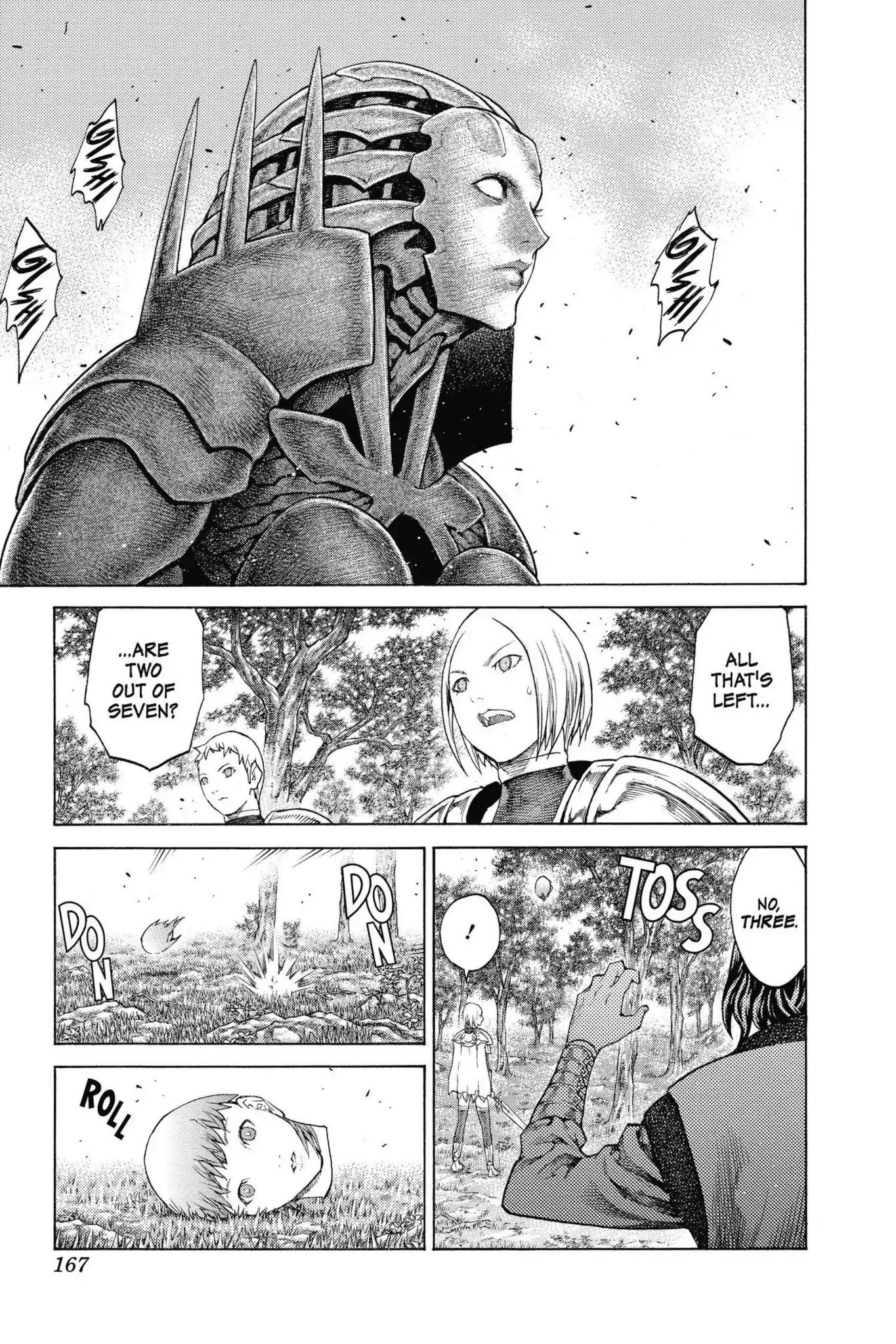 Claymore Chapter 137 page 6 - Chapter 137: Vol.24 Scene 137: Army of the Underworld, Part 5