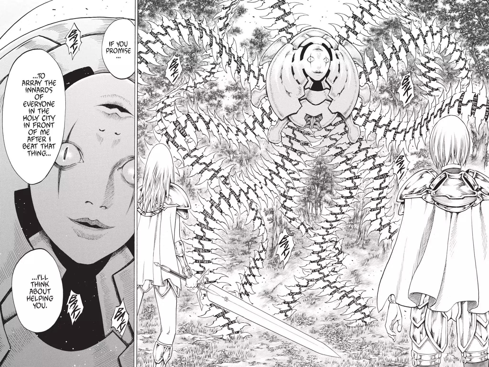 Claymore Chapter 137 page 9 - Chapter 137: Vol.24 Scene 137: Army of the Underworld, Part 5