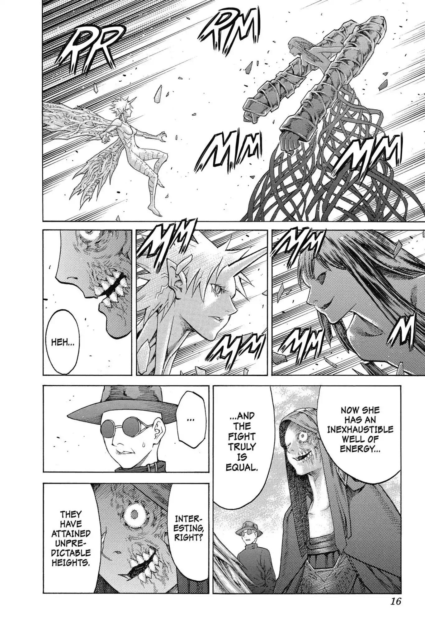 Claymore Chapter 138 page 16 - Chapter 138: Vol.25 Scene 138: Army of the Underworld, Part 6
