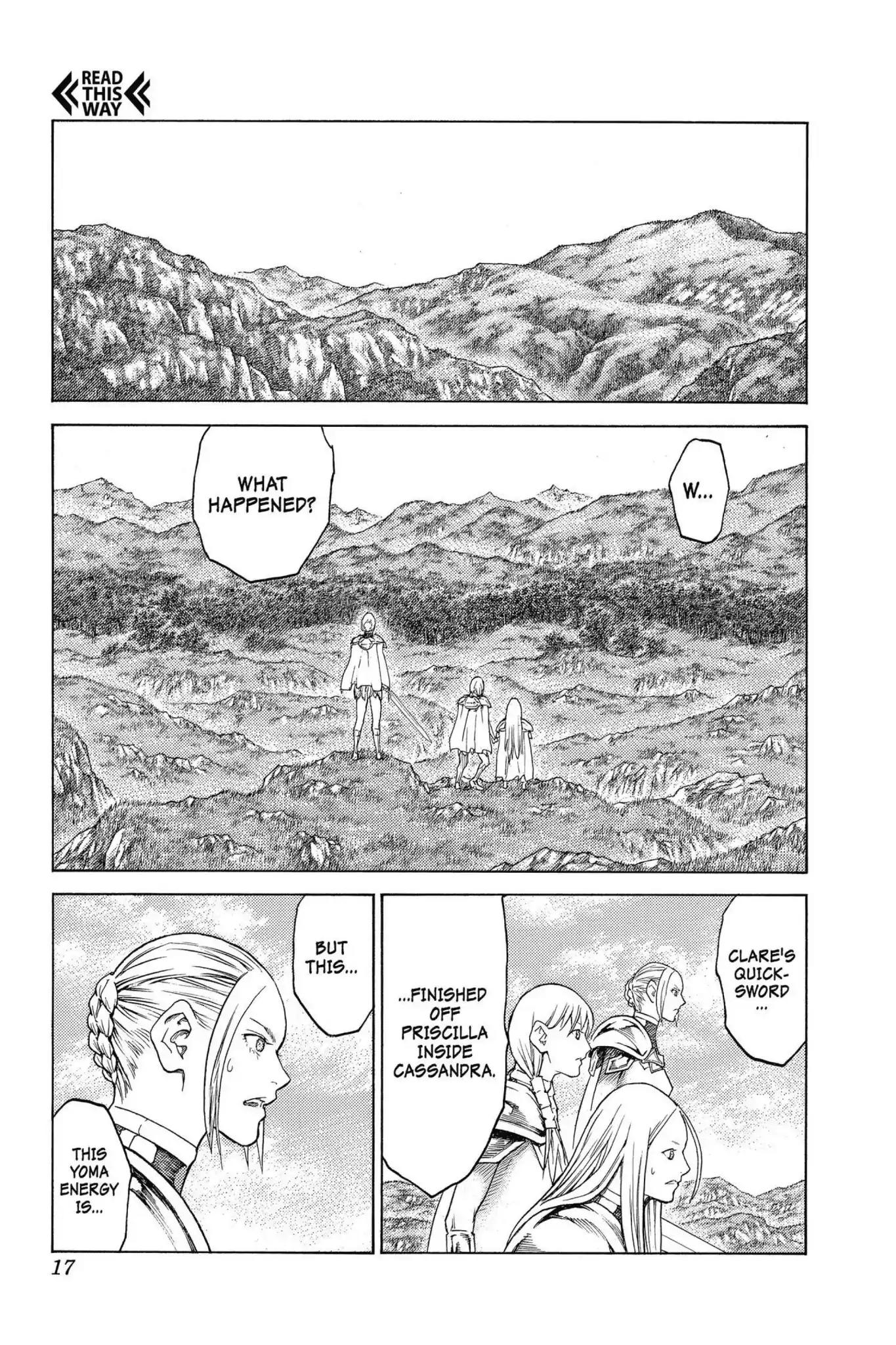 Claymore Chapter 138 page 17 - Chapter 138: Vol.25 Scene 138: Army of the Underworld, Part 6