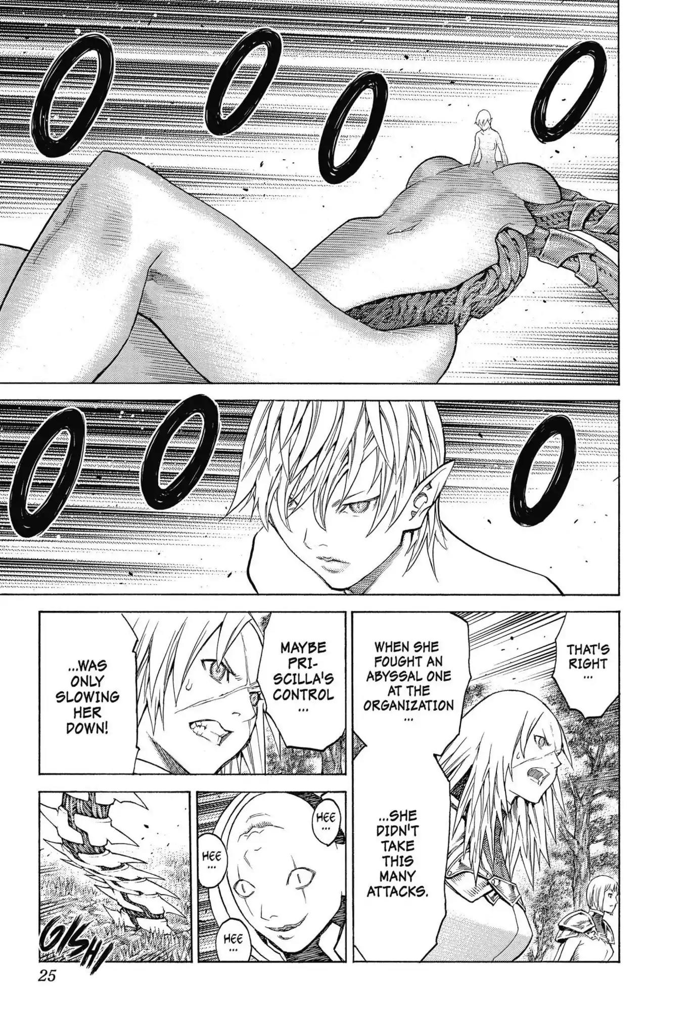 Claymore Chapter 138 page 24 - Chapter 138: Vol.25 Scene 138: Army of the Underworld, Part 6