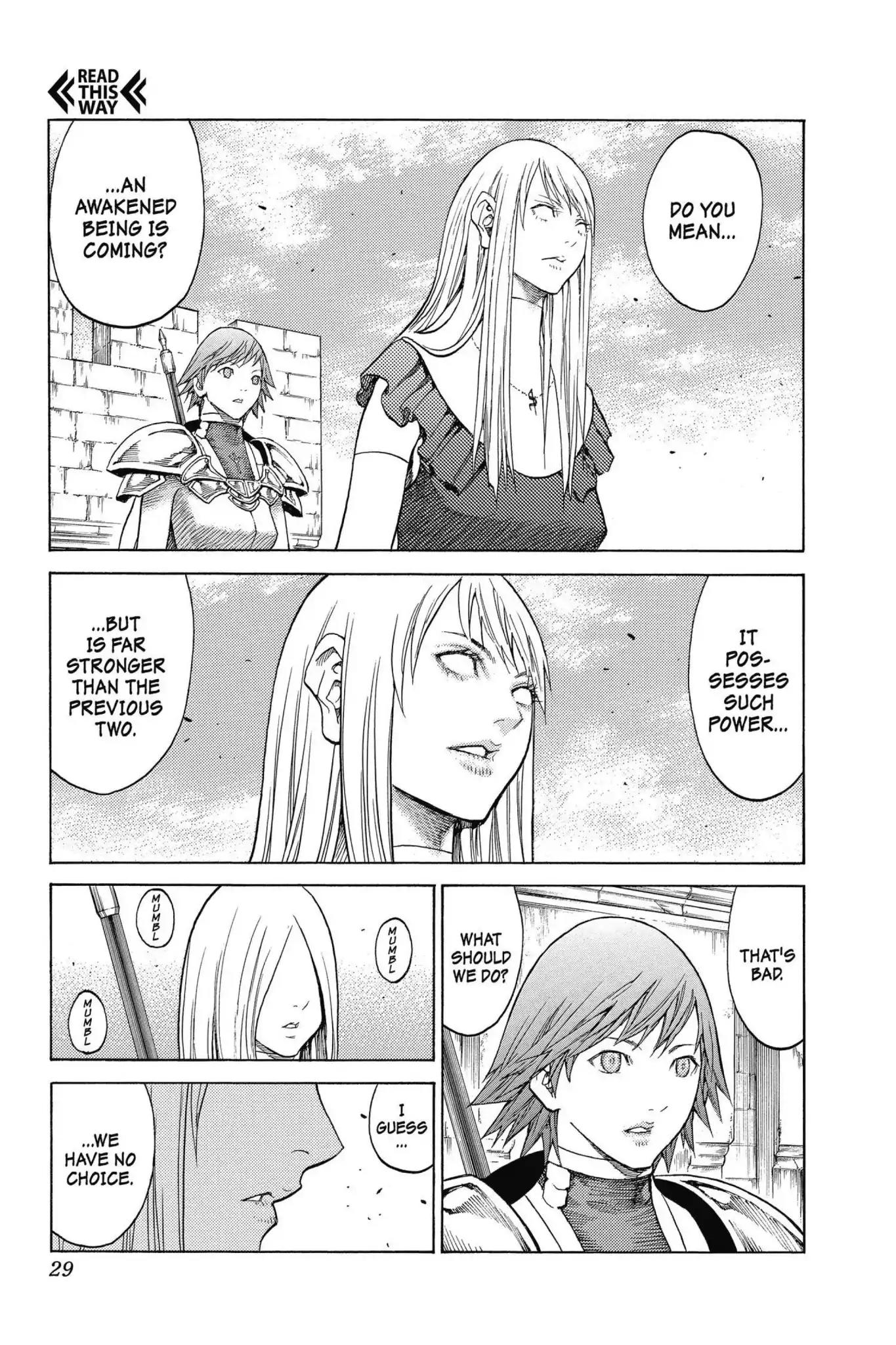 Claymore Chapter 138 page 28 - Chapter 138: Vol.25 Scene 138: Army of the Underworld, Part 6
