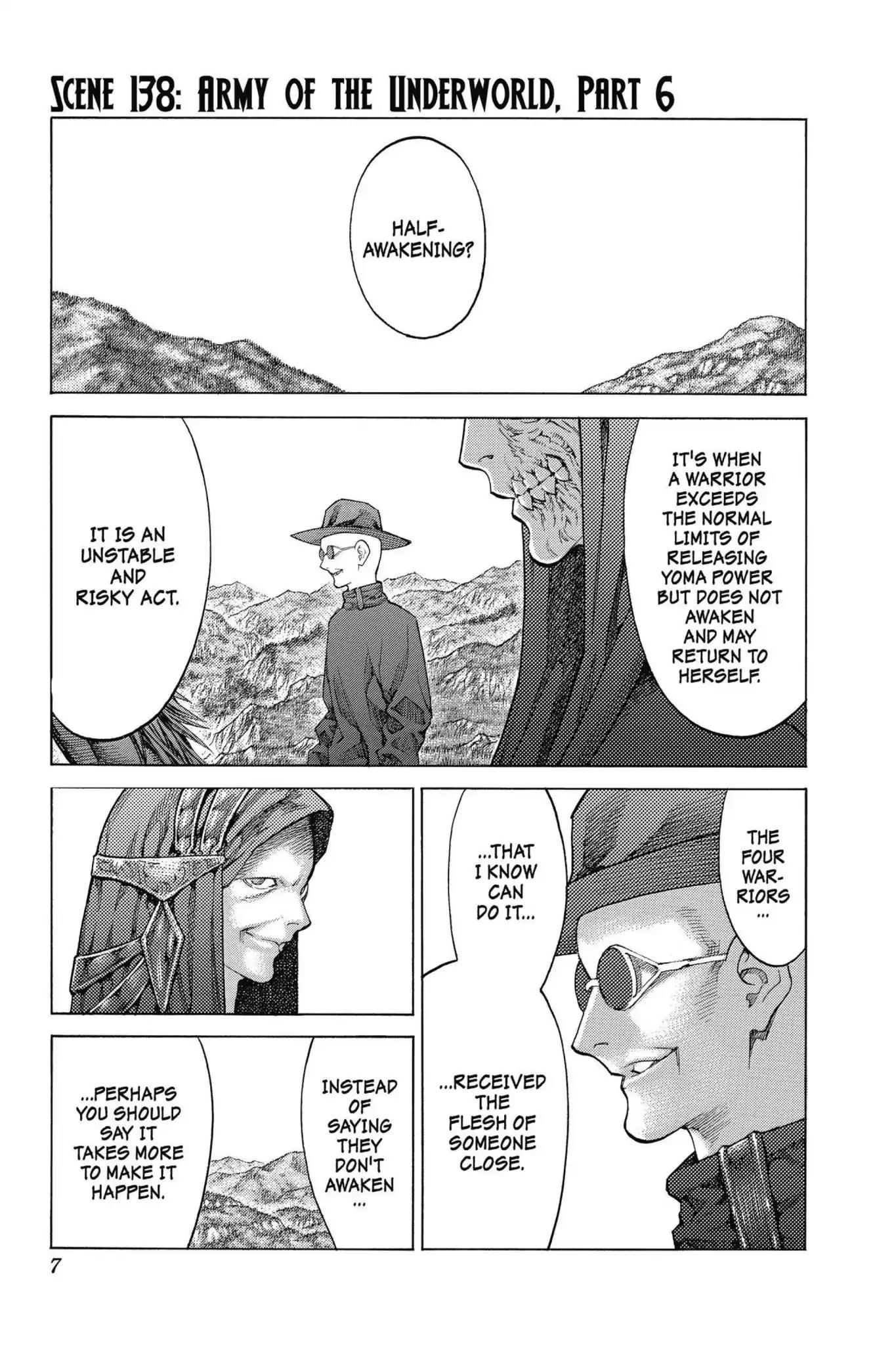Claymore Chapter 138 page 7 - Chapter 138: Vol.25 Scene 138: Army of the Underworld, Part 6