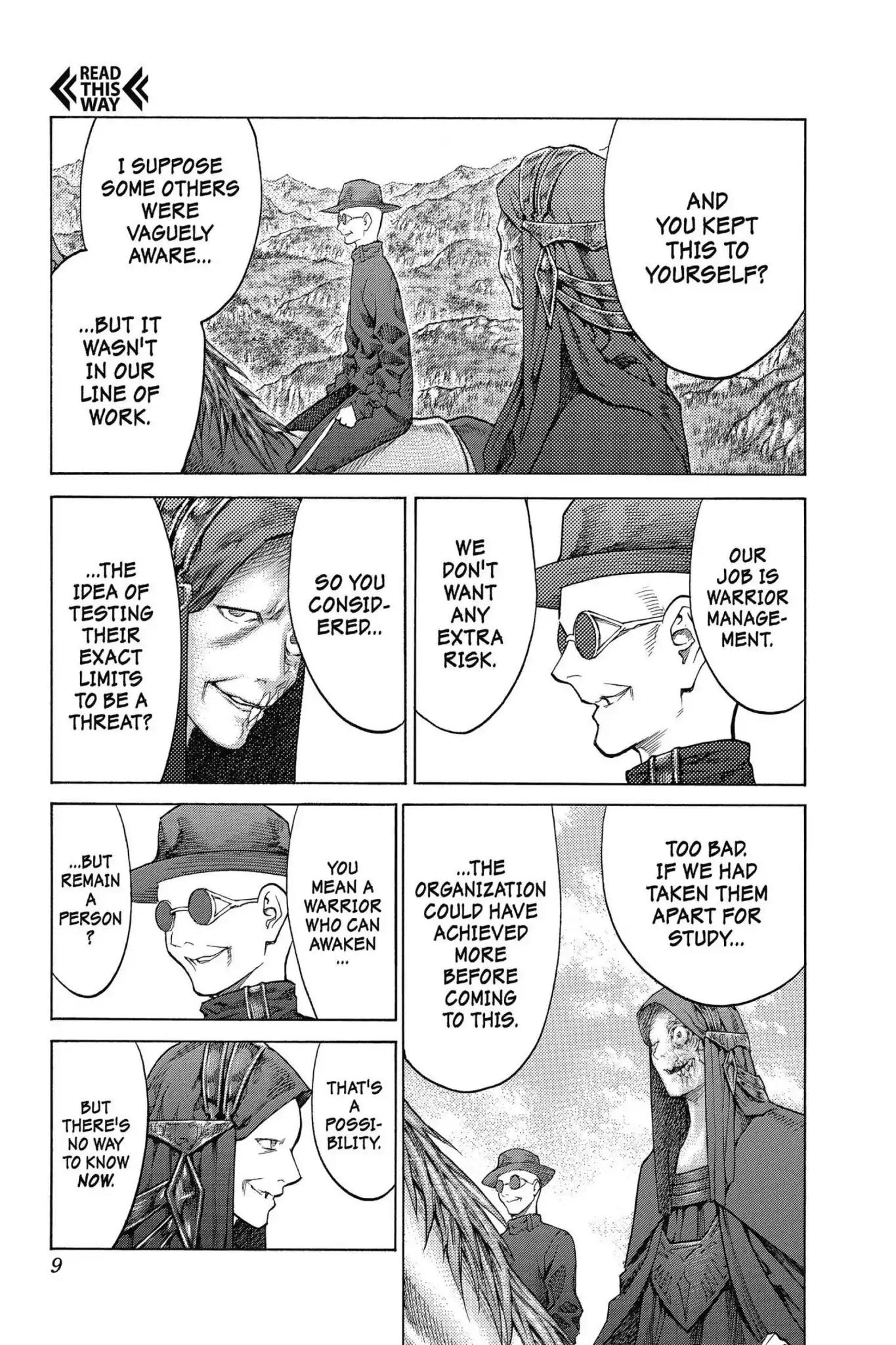 Claymore Chapter 138 page 9 - Chapter 138: Vol.25 Scene 138: Army of the Underworld, Part 6