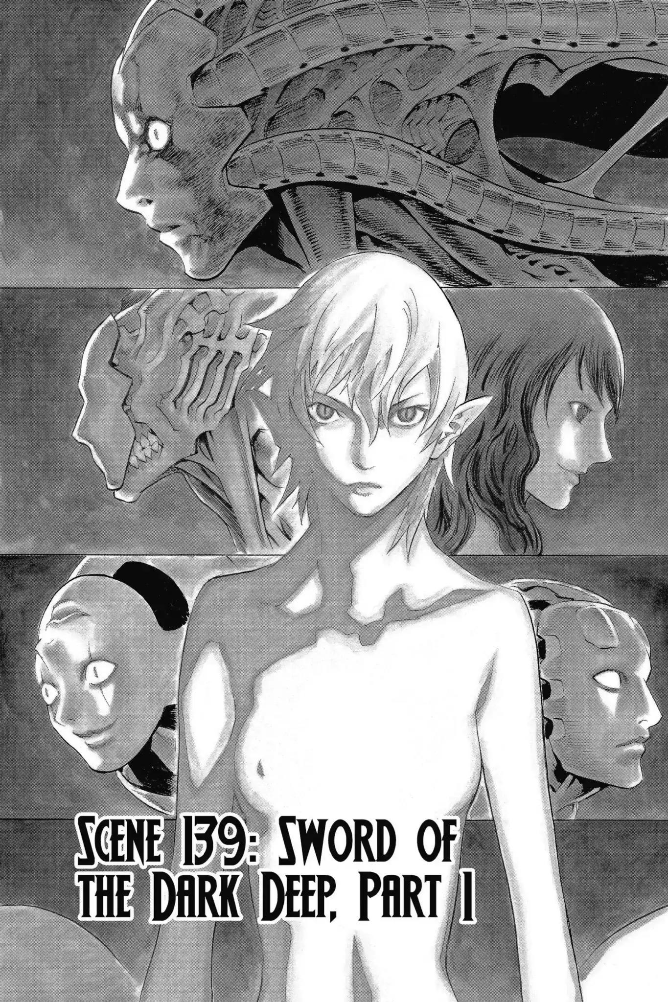 Claymore Chapter 139 page 1 - Chapter 139: Vol.25 Scene 139: Sword of the Dark Deep, Part 1