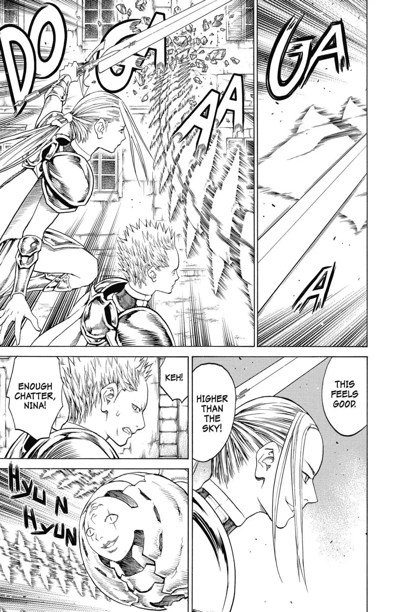 Claymore Chapter 139 page 10 - Chapter 139: Vol.25 Scene 139: Sword of the Dark Deep, Part 1