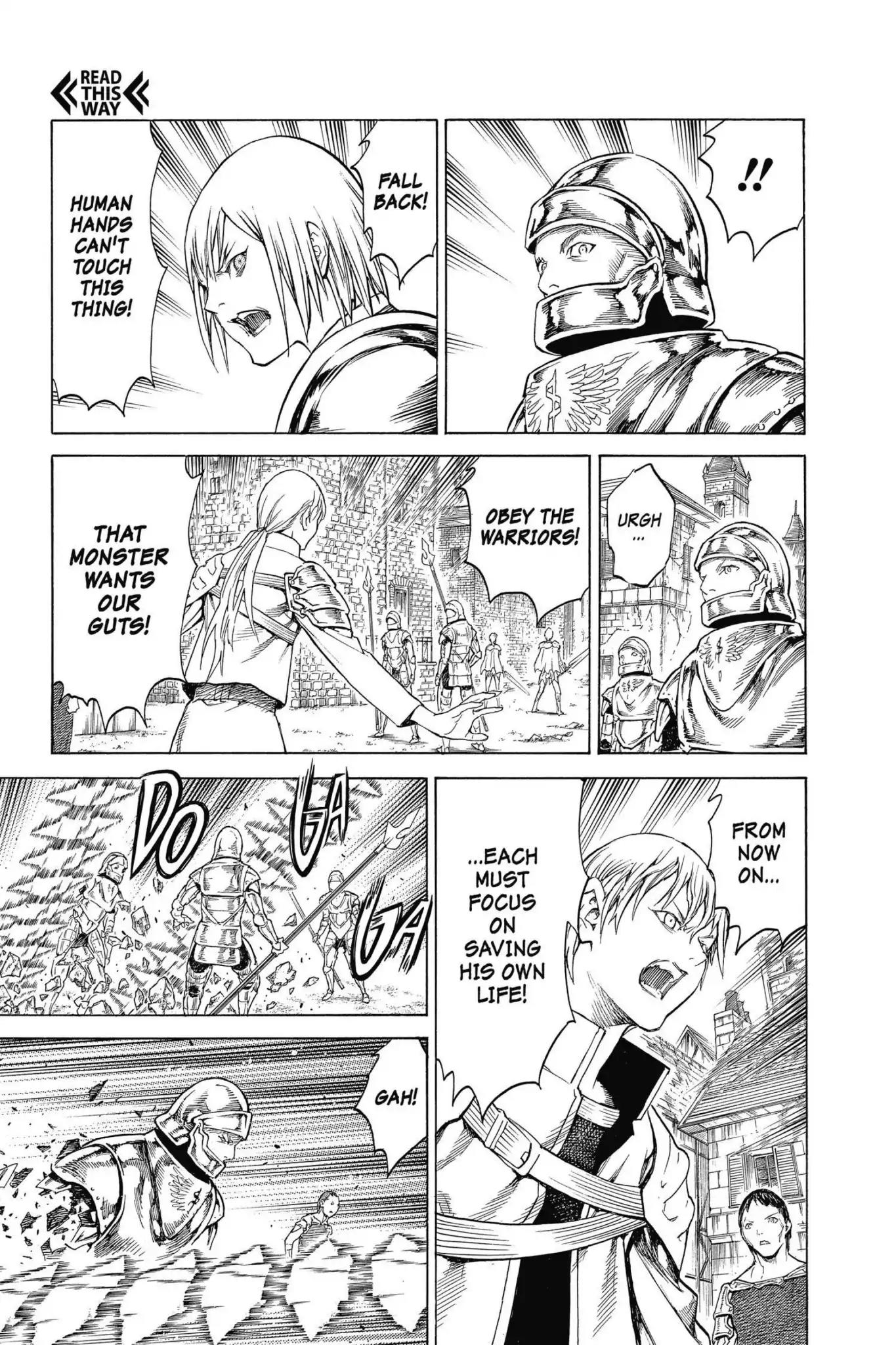 Claymore Chapter 139 page 12 - Chapter 139: Vol.25 Scene 139: Sword of the Dark Deep, Part 1