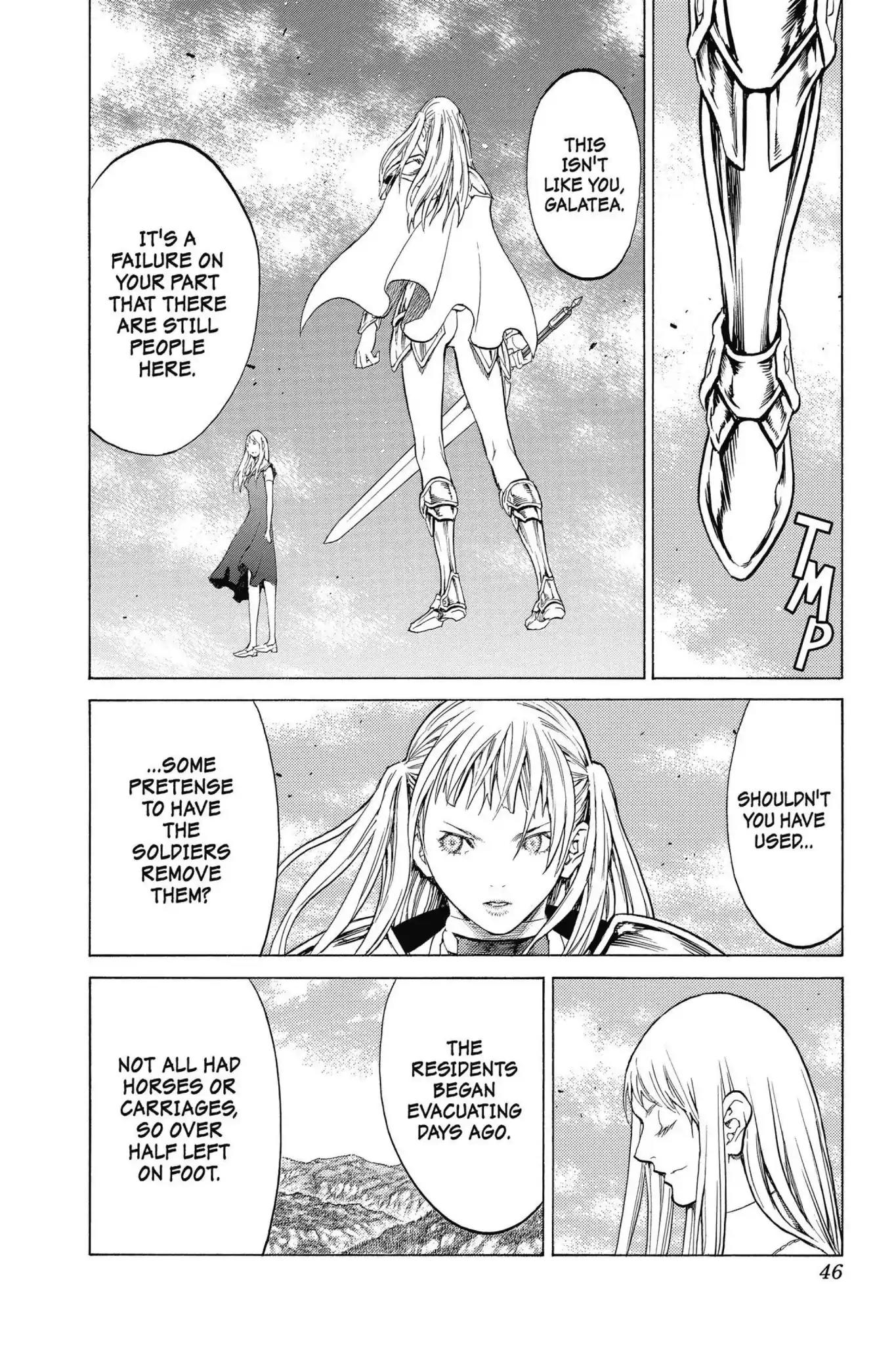 Claymore Chapter 139 page 13 - Chapter 139: Vol.25 Scene 139: Sword of the Dark Deep, Part 1