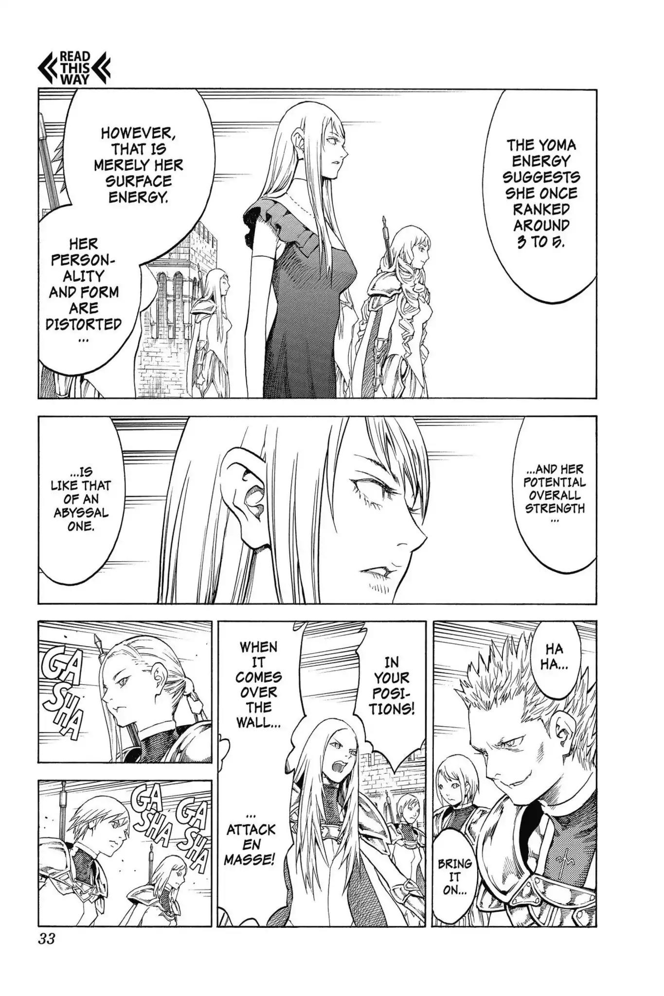 Claymore Chapter 139 page 2 - Chapter 139: Vol.25 Scene 139: Sword of the Dark Deep, Part 1
