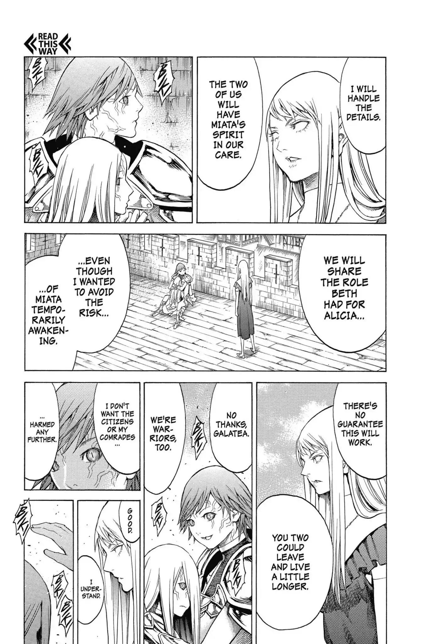 Claymore Chapter 139 page 22 - Chapter 139: Vol.25 Scene 139: Sword of the Dark Deep, Part 1