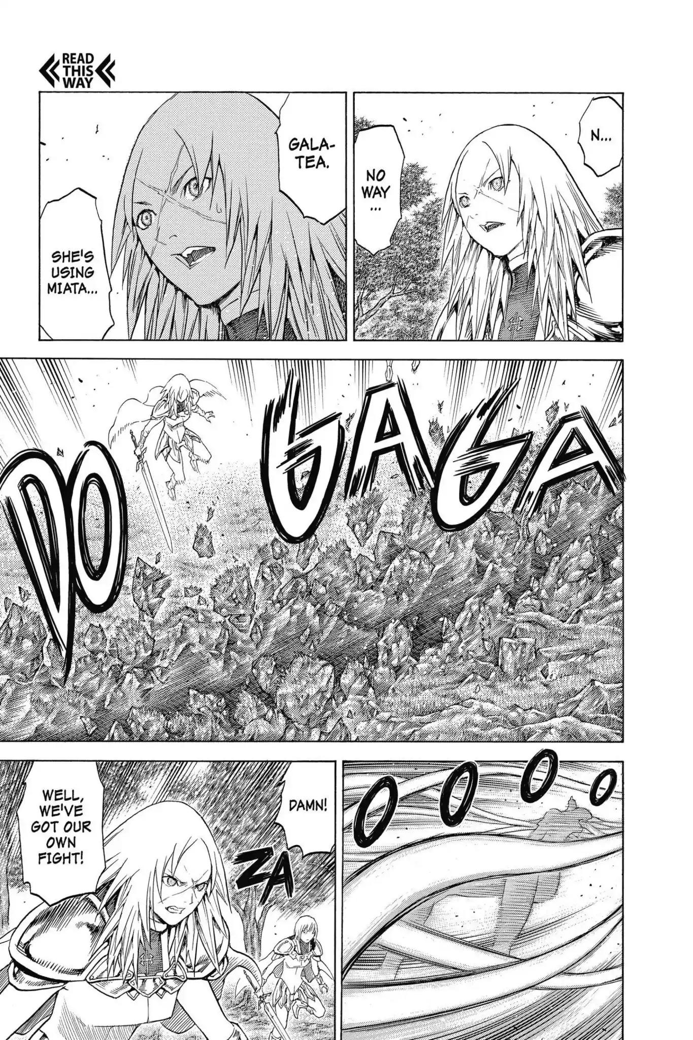 Claymore Chapter 139 page 25 - Chapter 139: Vol.25 Scene 139: Sword of the Dark Deep, Part 1