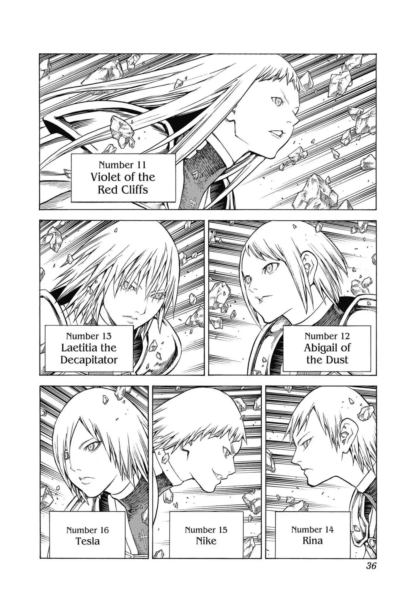 Claymore Chapter 139 page 4 - Chapter 139: Vol.25 Scene 139: Sword of the Dark Deep, Part 1