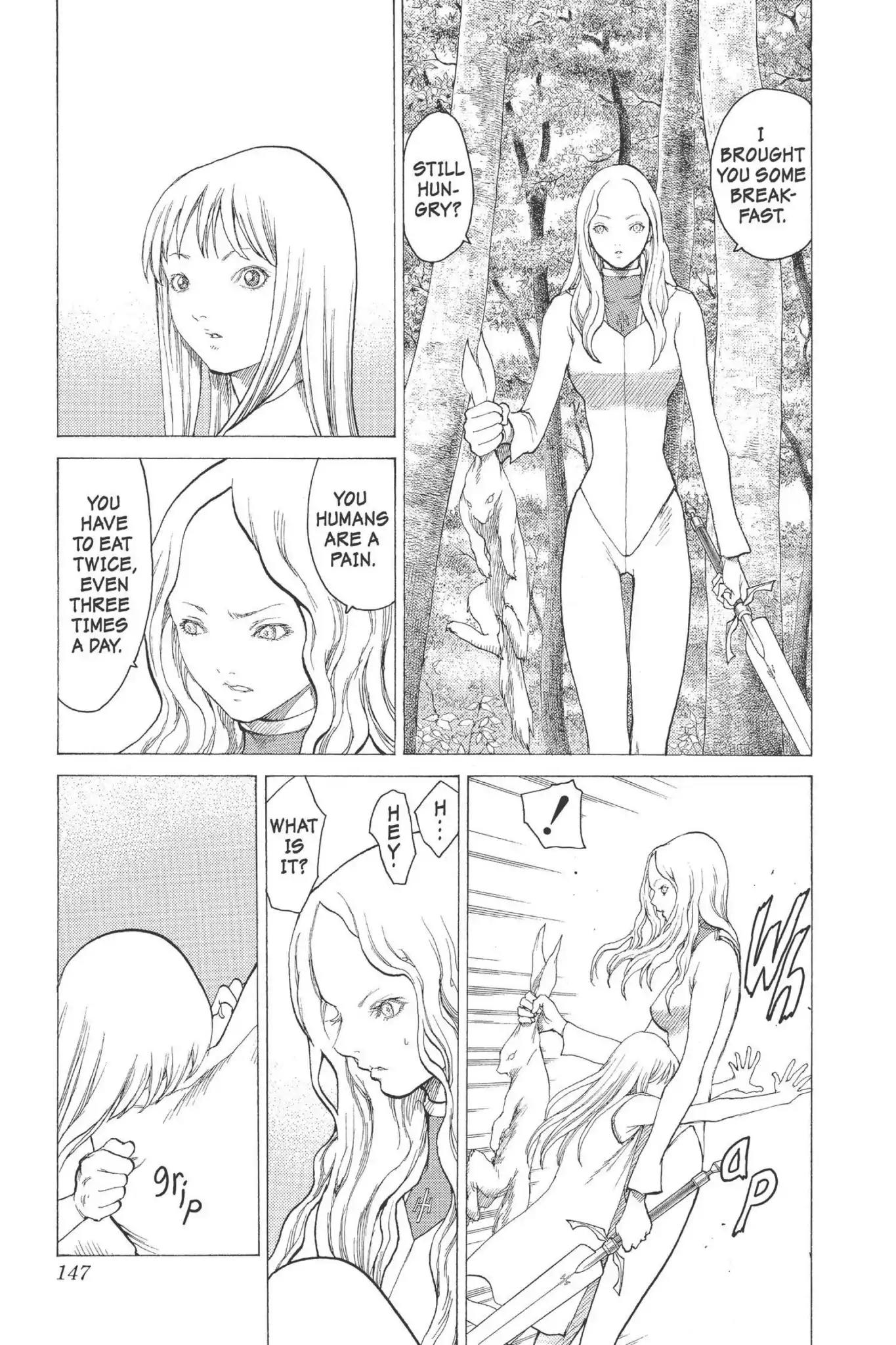 Claymore Chapter 14 page 18 - Chapter 14: Vol.3 Scene 14: Teresa of the Faint Smile, Part 3