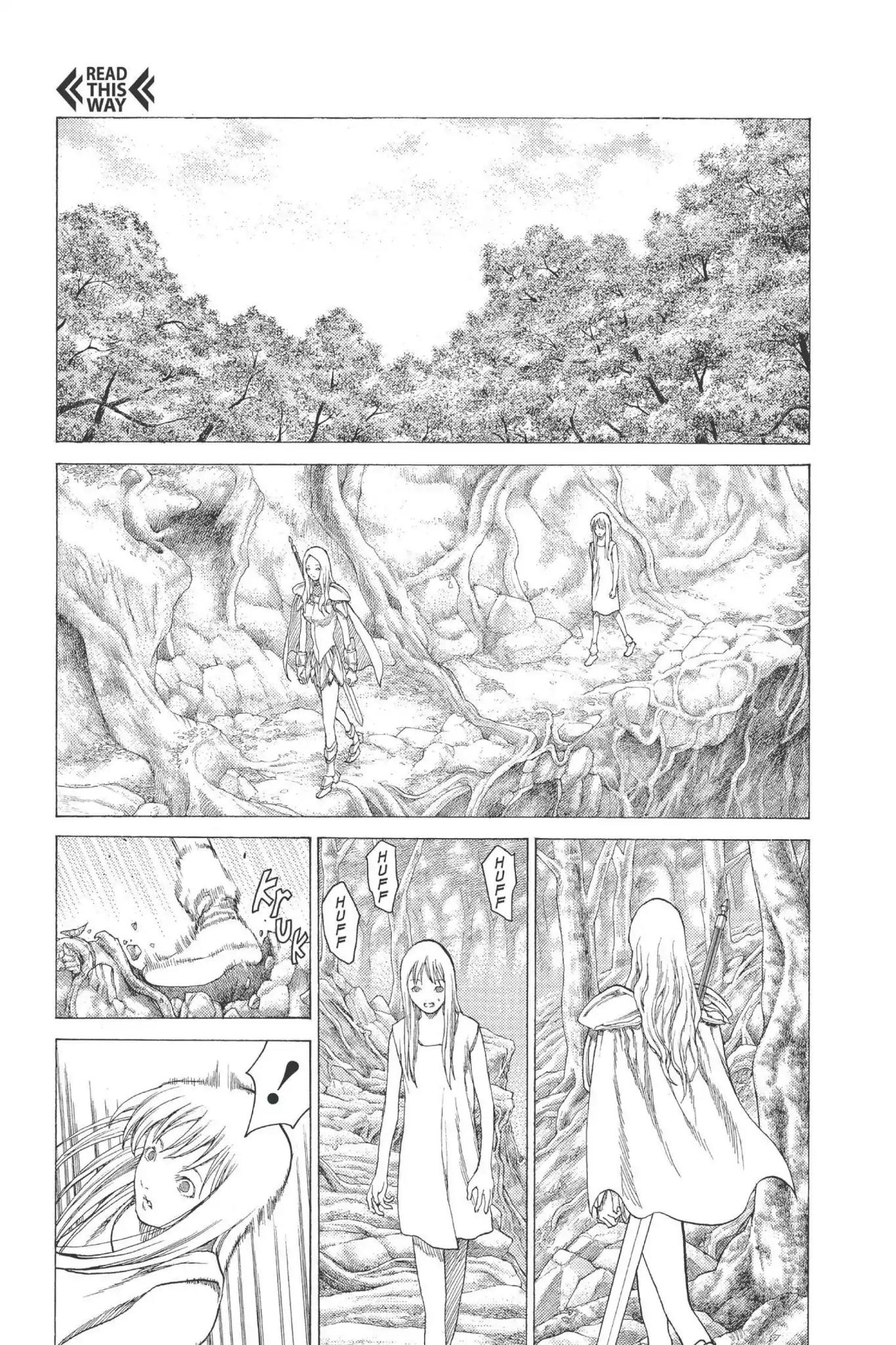 Claymore Chapter 14 page 20 - Chapter 14: Vol.3 Scene 14: Teresa of the Faint Smile, Part 3