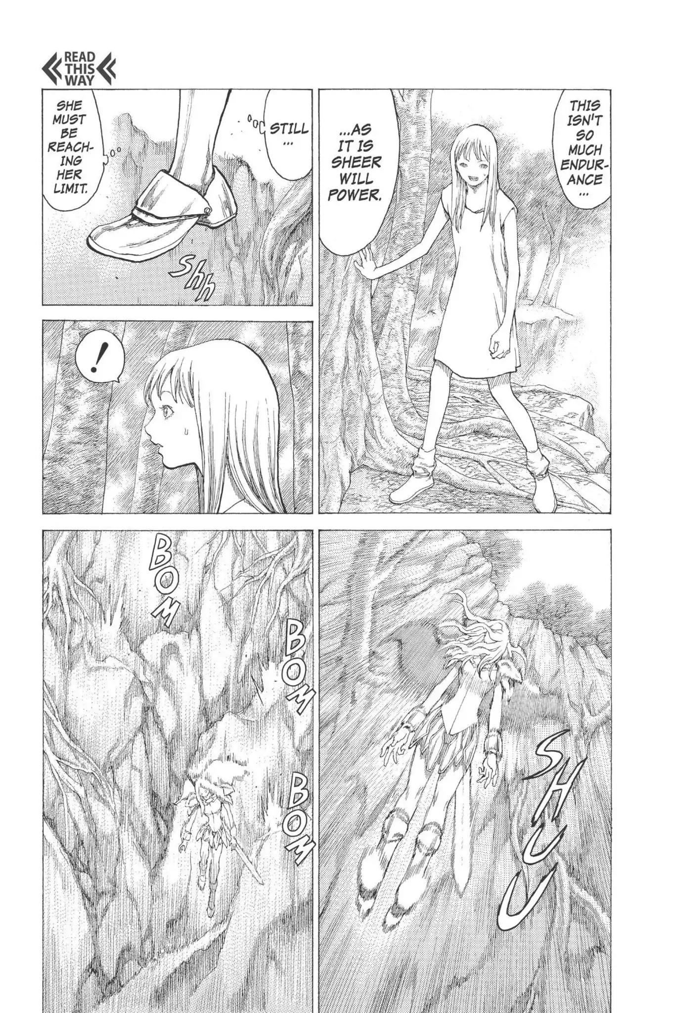 Claymore Chapter 14 page 4 - Chapter 14: Vol.3 Scene 14: Teresa of the Faint Smile, Part 3